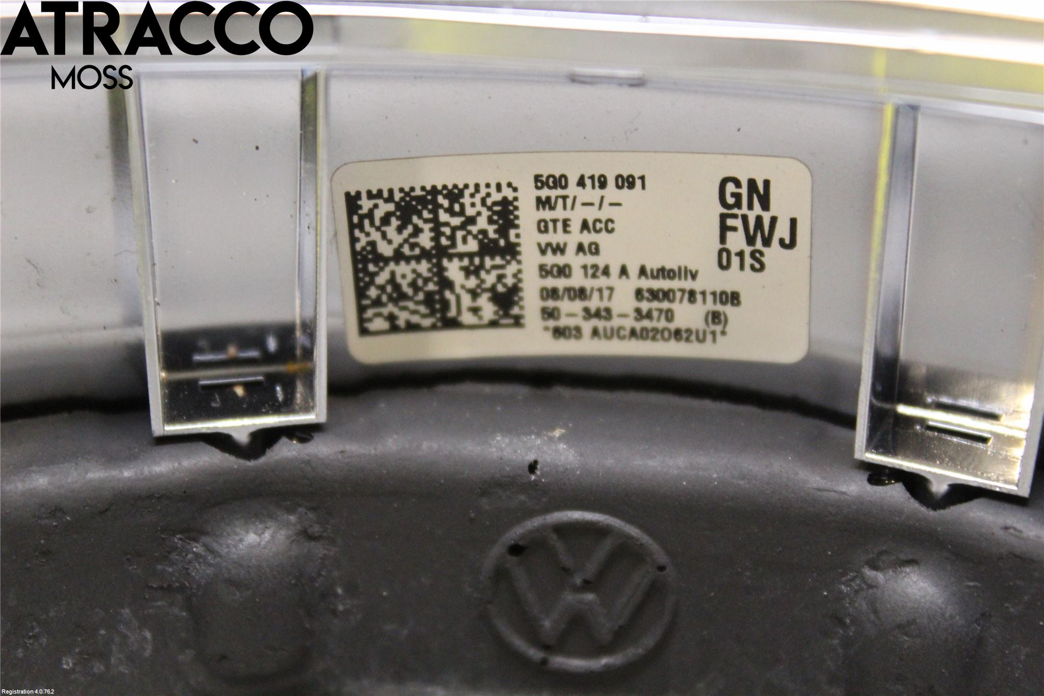 Volkswagen VW GOLF / E-GOLF VII 13-20 Ratt