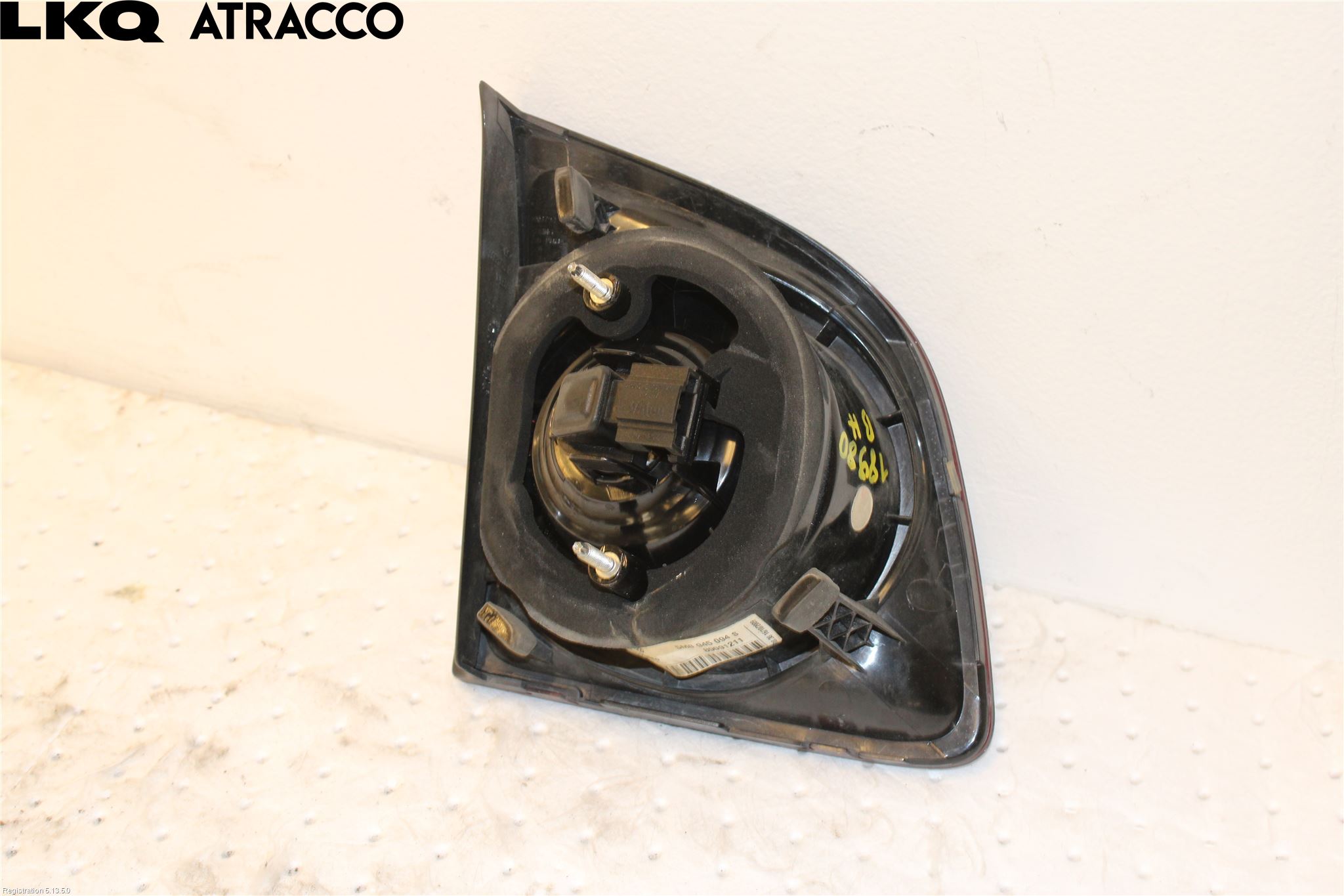 Volkswagen VW GOLF PLUS/CROSS GOLF 04-14 Baklykt Høyre  På Luke(Indre)