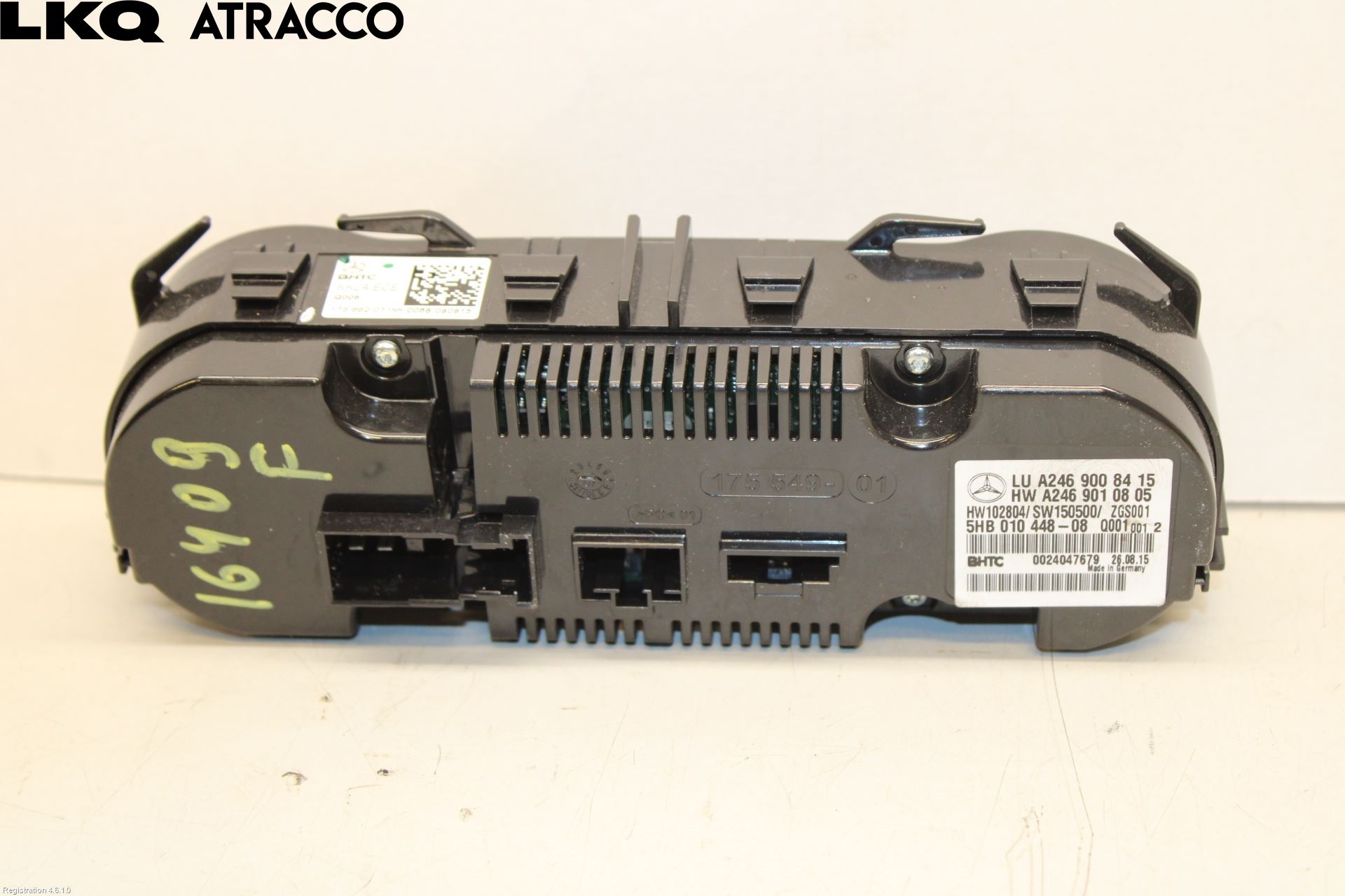 Mercedes-Benz MB CLA-KLASS (C117/X117) 13-19 Varme Ac Betjening-Display