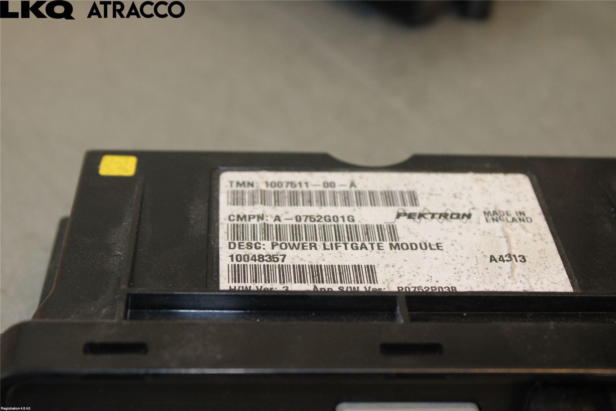 Tesla MODEL S 13- Styreenhet Bakluke