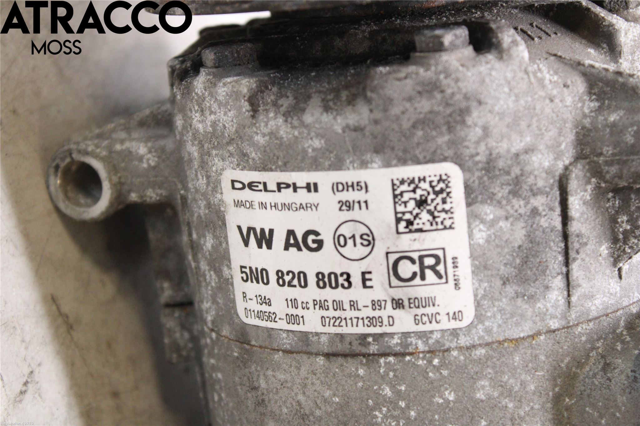 Volkswagen VW PASSAT CC 08-16 Varme Ac Kompressor