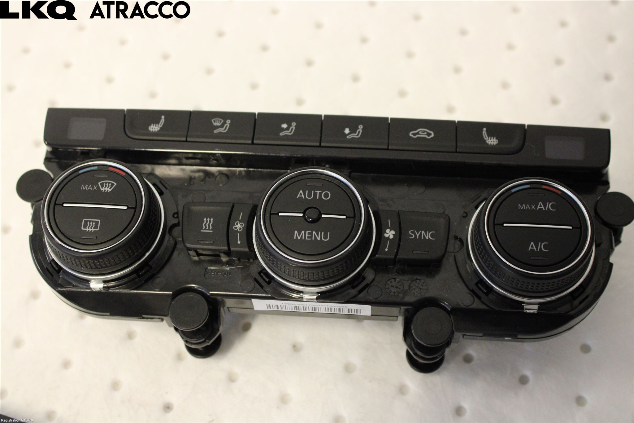 Volkswagen VW PASSAT 15-19 Varme Ac Betjening-Display