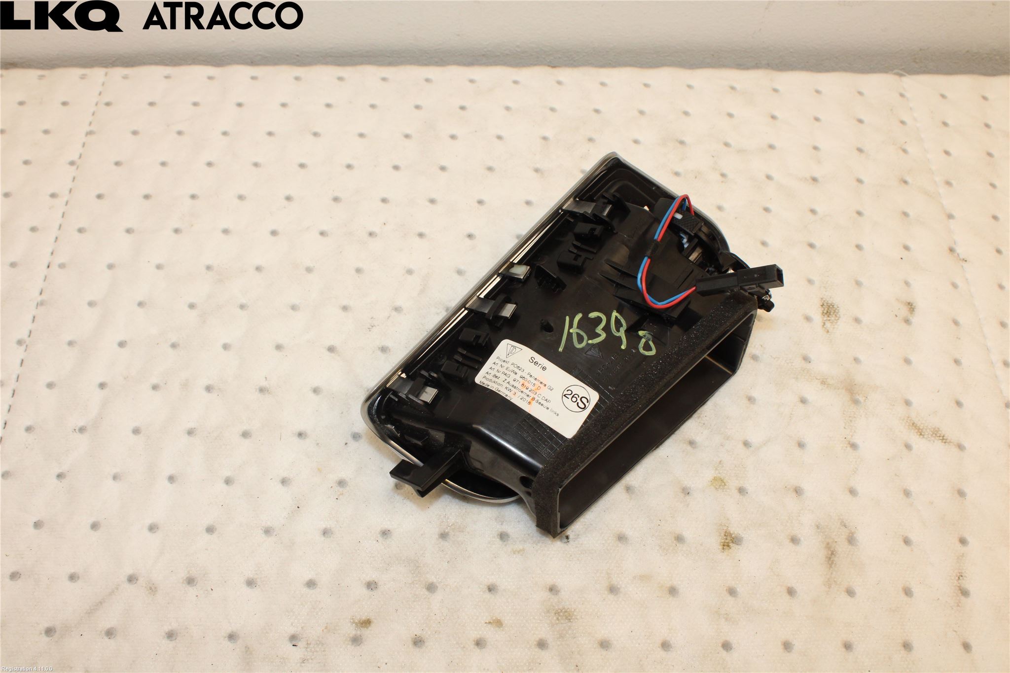 Porsche PANAMERA 09- Dashbord Kanal - Dyse