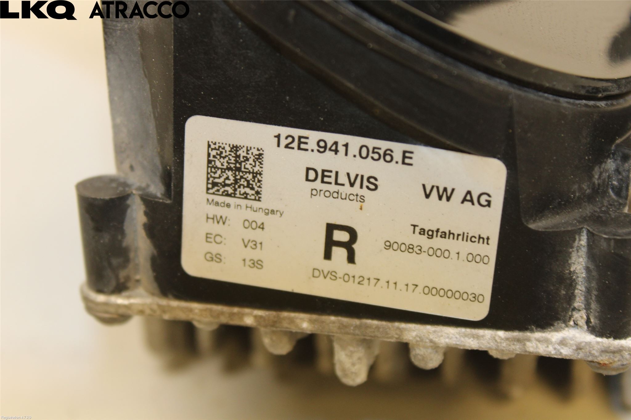 Volkswagen VW UP! / E-UP! Frontlykt-Kurve-Tåkelys