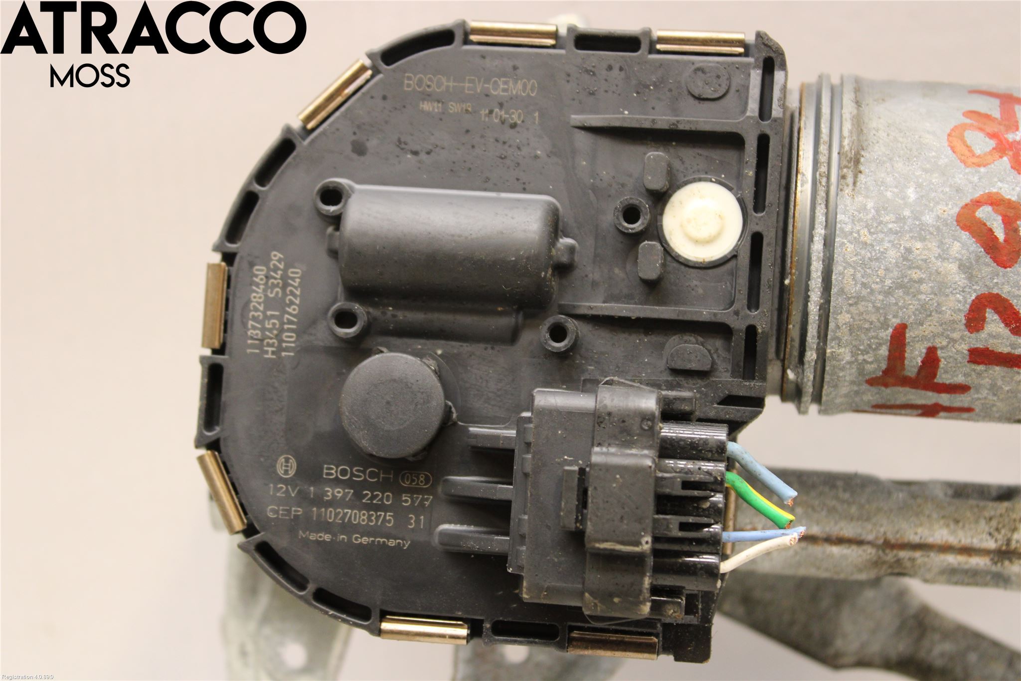 Peugeot 3008 09-16 Viskermotor Frontrute