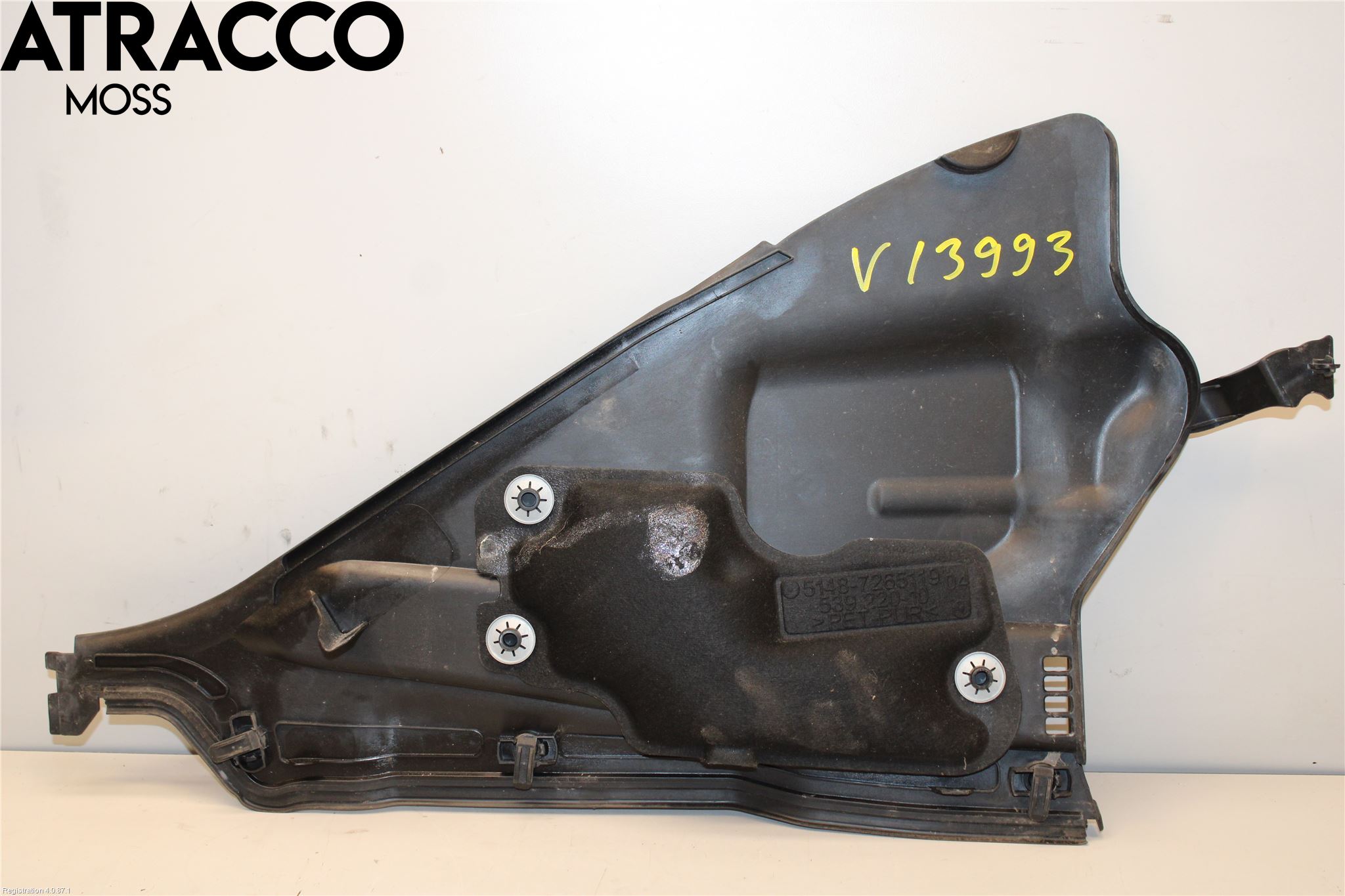 BMW 3 GT F34 13-19 Visker Deksel-Grill-Under Frr