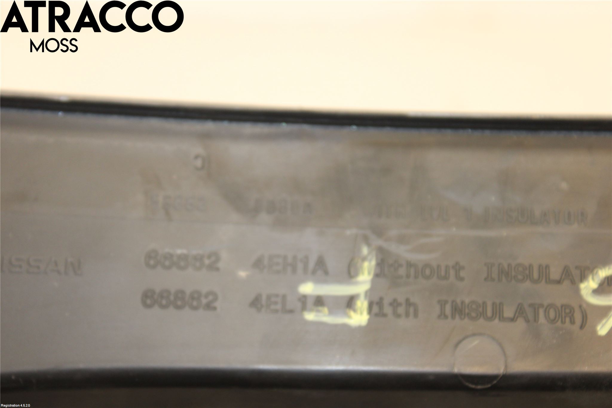 Nissan QASHQAI 14-17 Visker Deksel-Grill-Under Frr