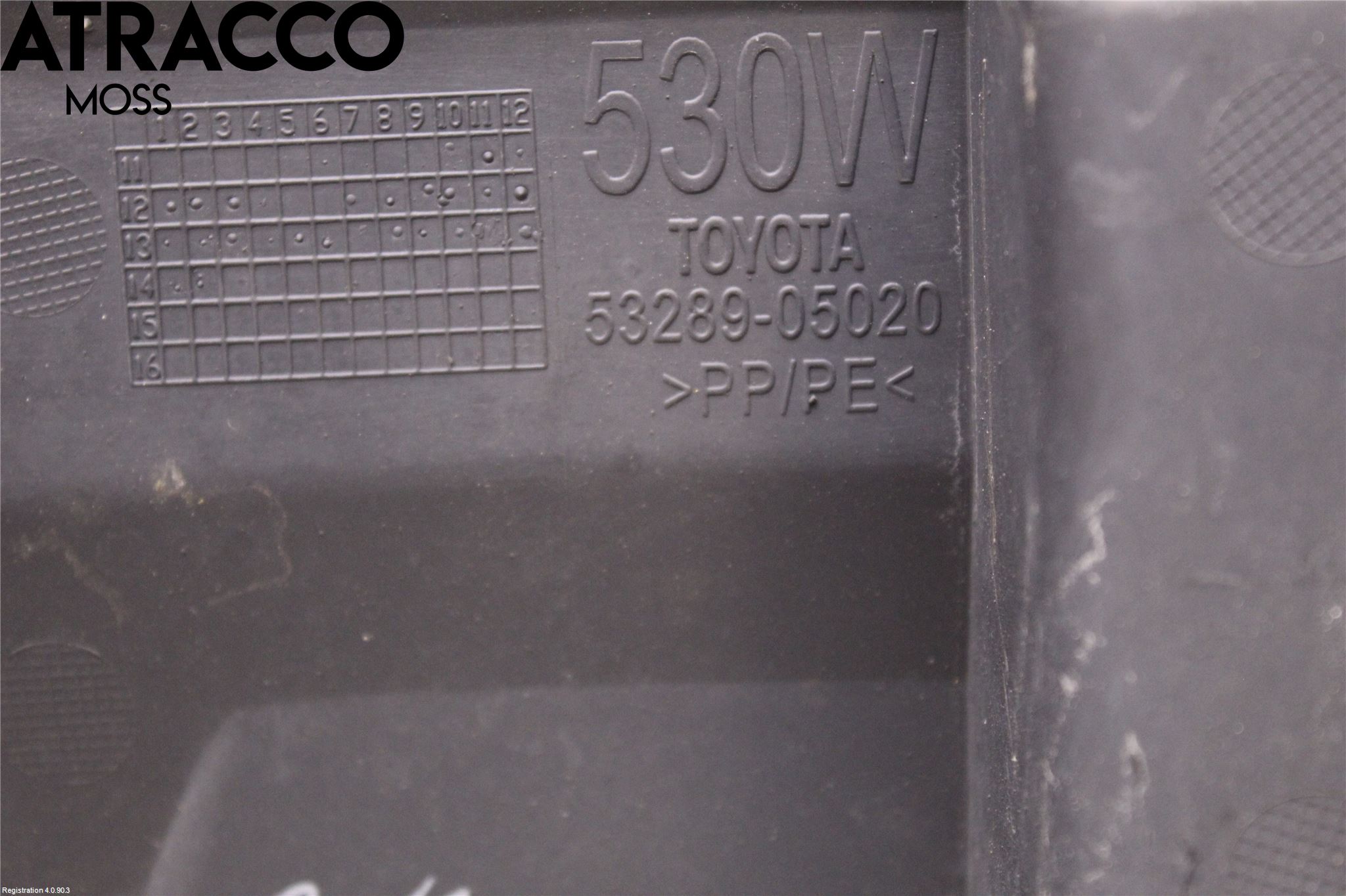 Toyota AVENSIS 09-15 Frontplate