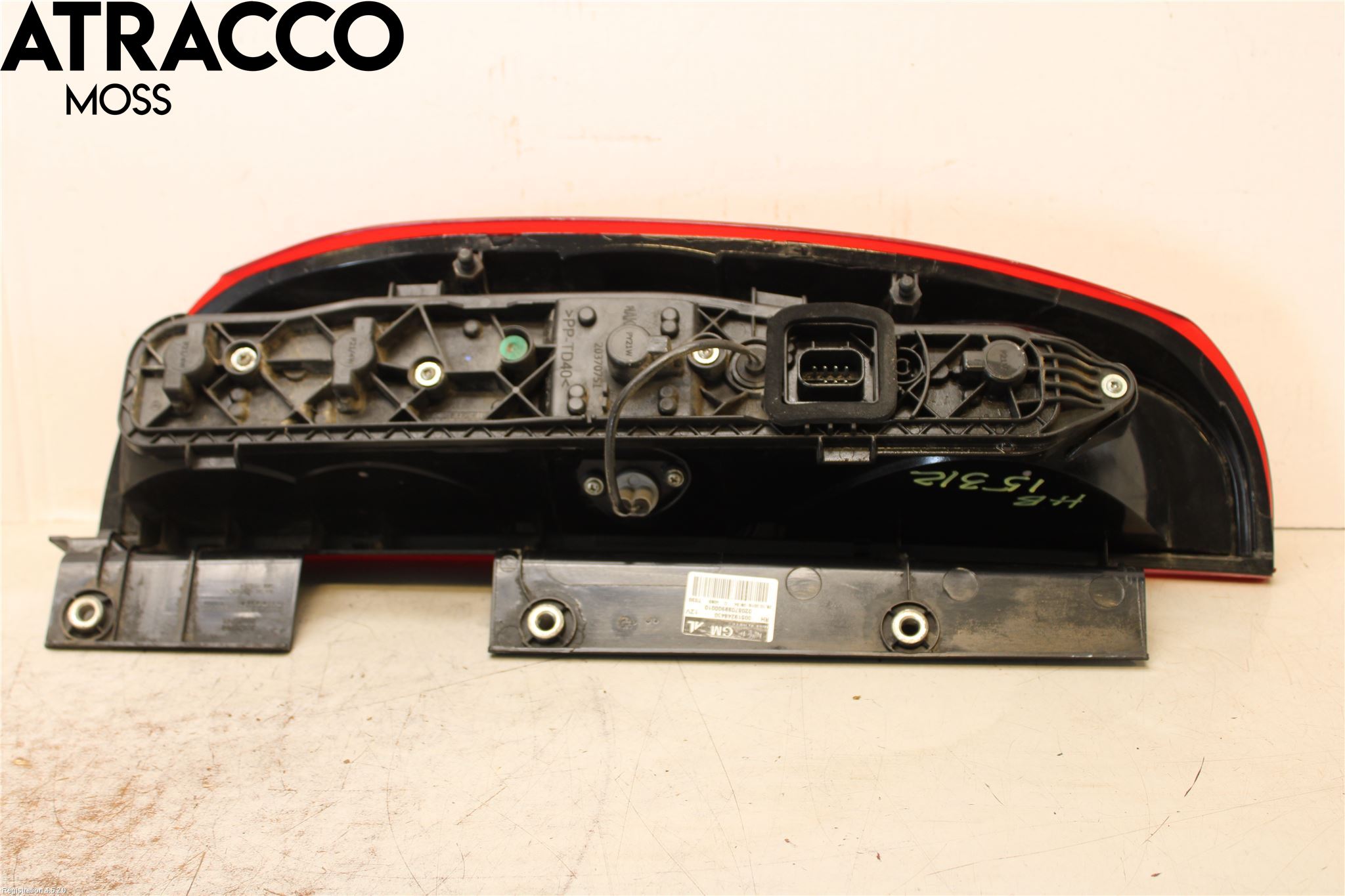 Opel COMBO D 12-18 Baklykt Høyre