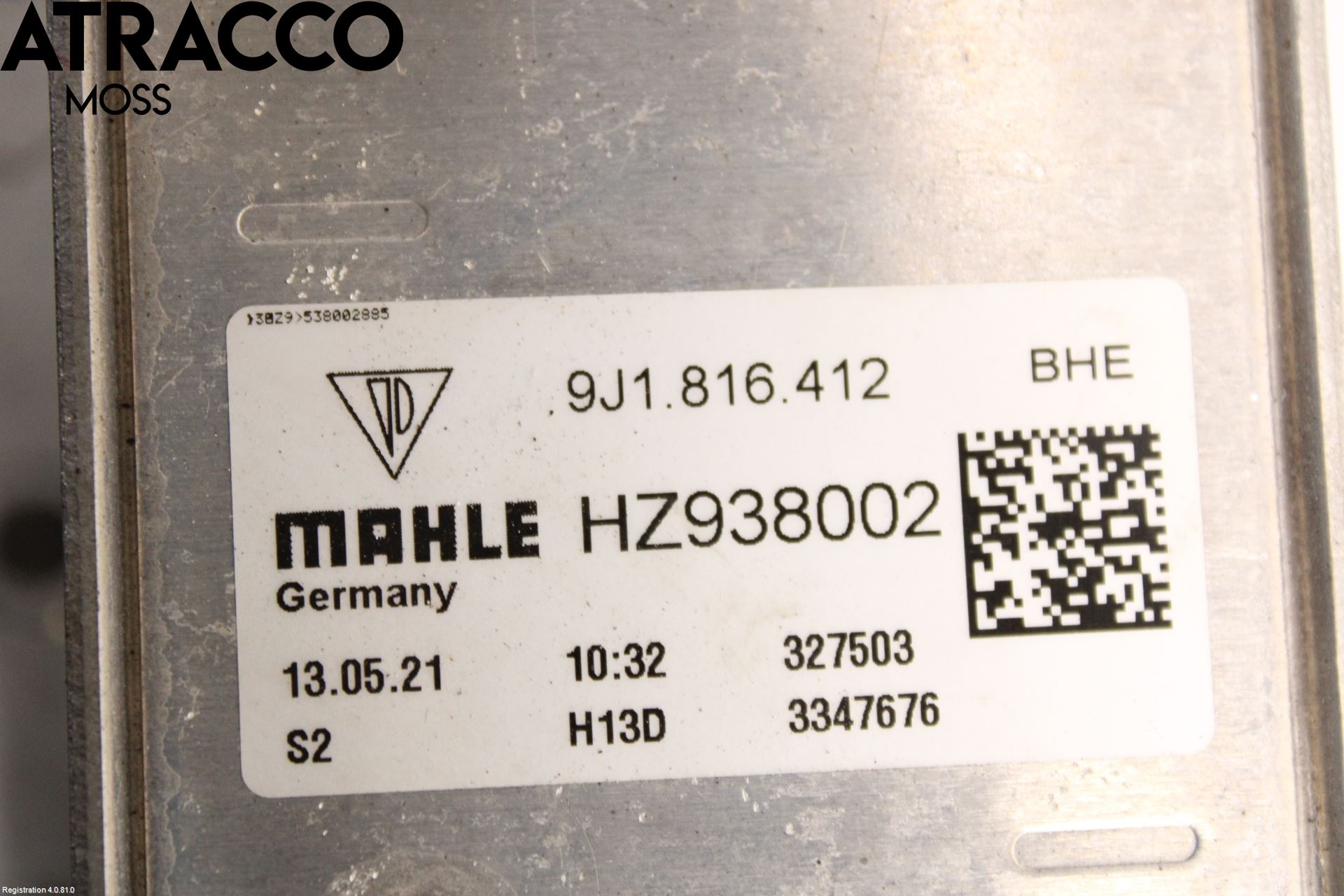 Porsche TAYCAN 20- Varmekammer - Veksler