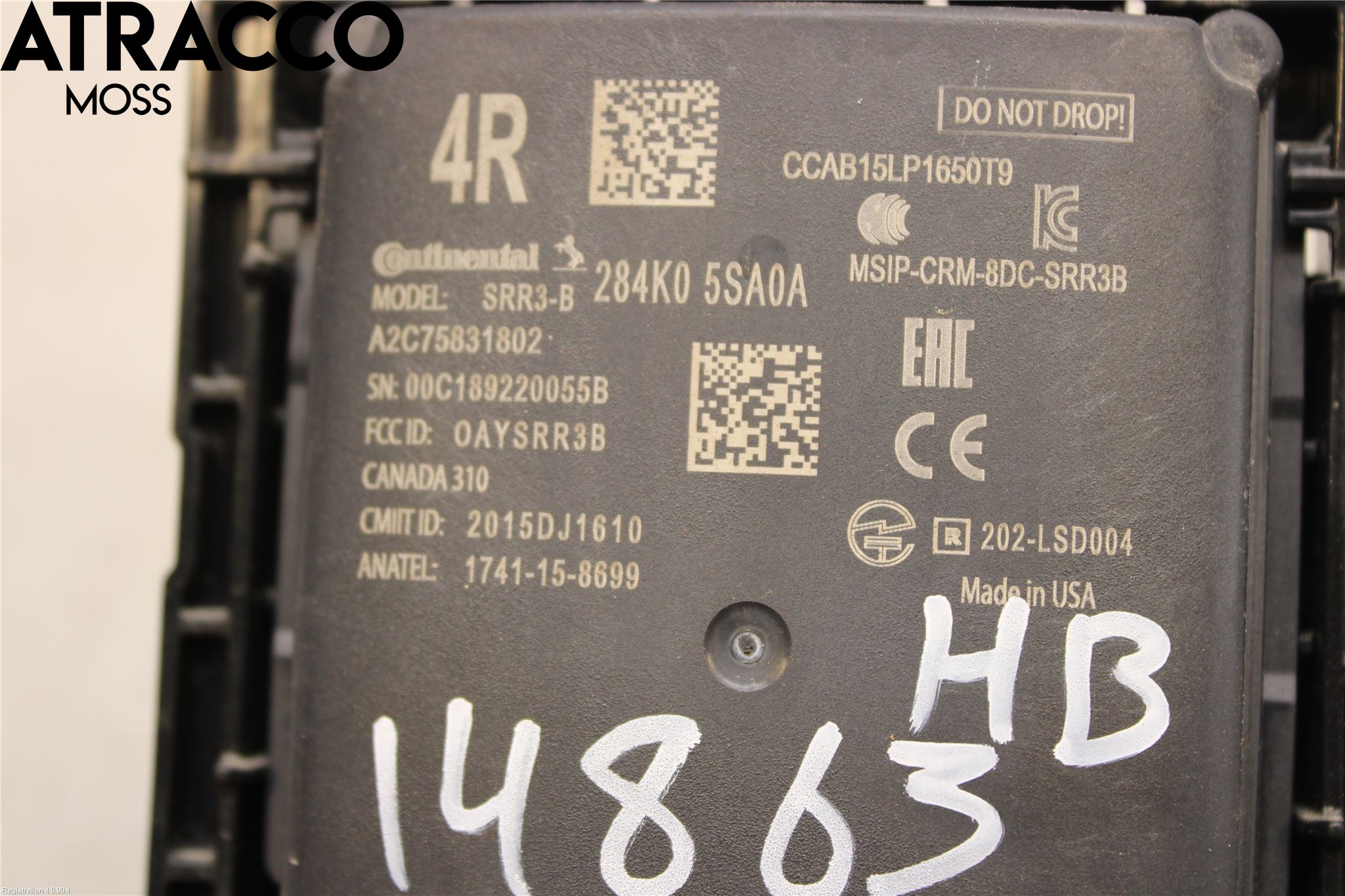 Nissan LEAF 18- Sensor Kollisjonsbeskyttelse