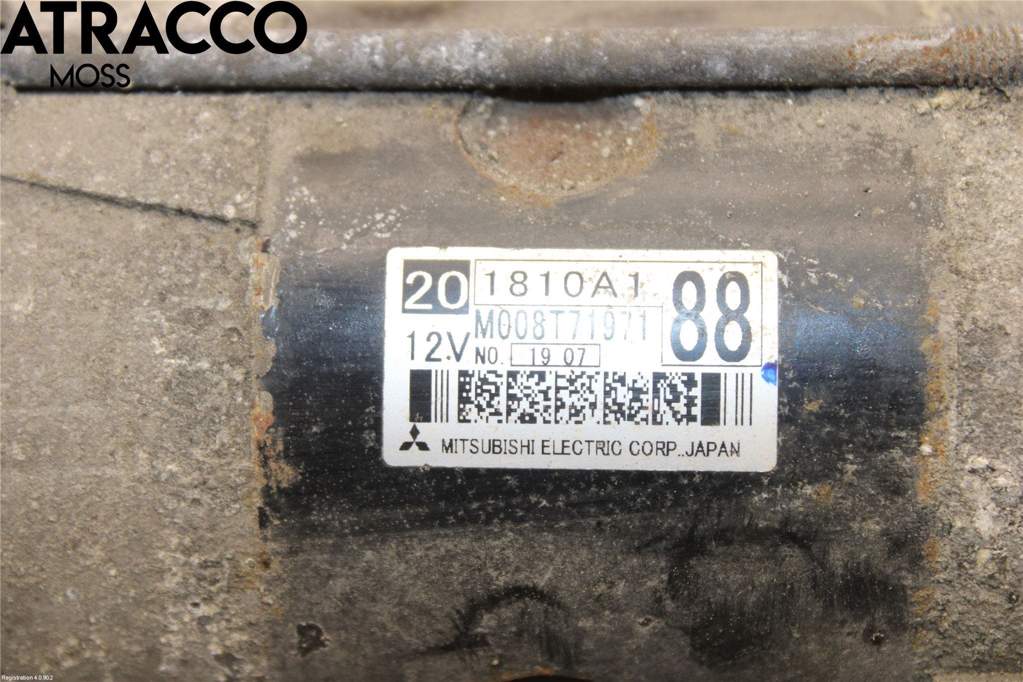 Mitsubishi ASX 10-22 Startmotor Diesel