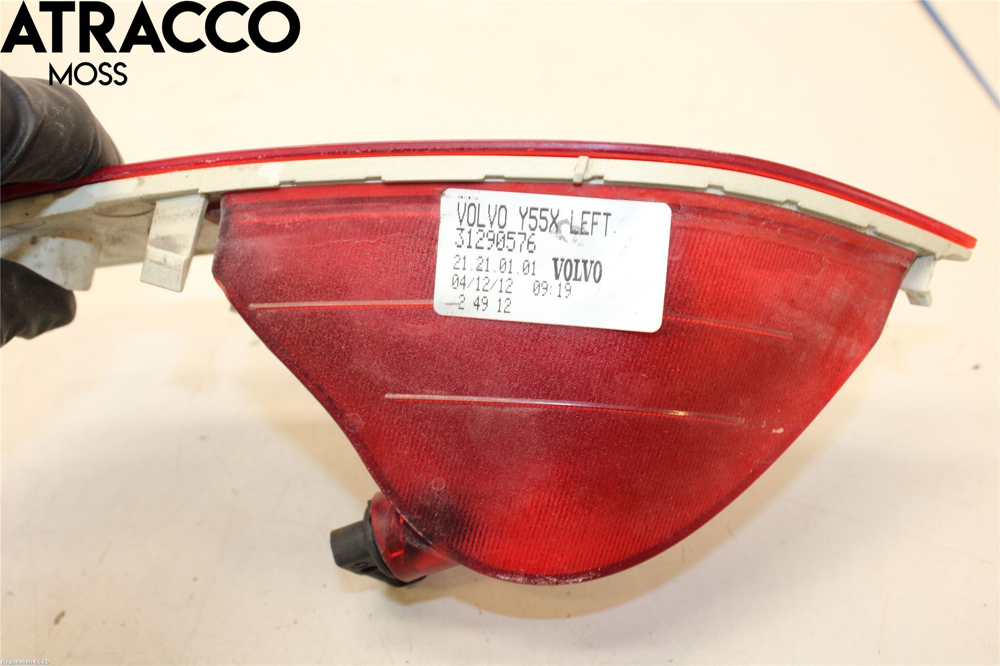 Volvo V40 12-19 Baklykt Ryggelys-Tåkelys