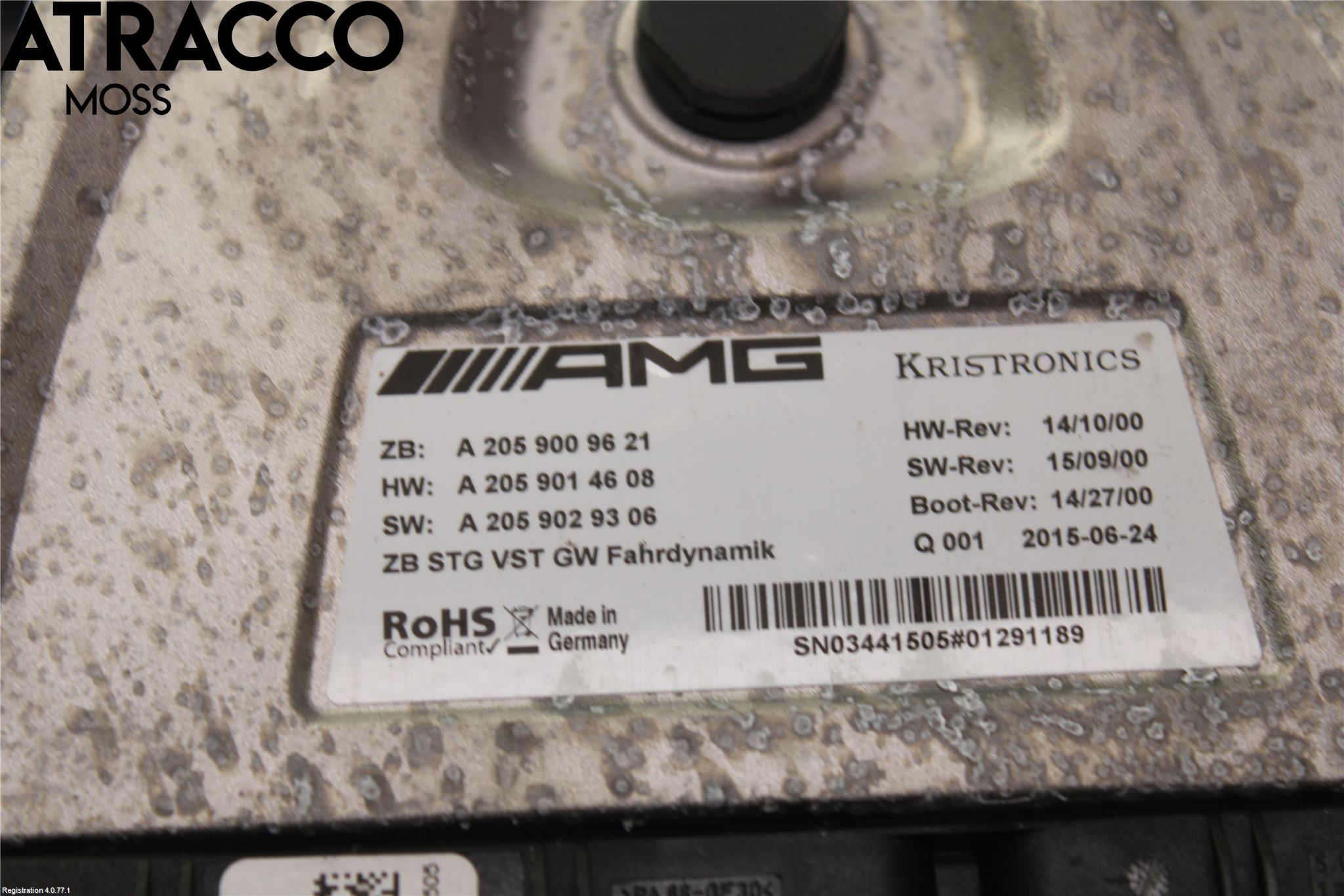 Mercedes-Benz MB C-KLASS (W205) 14-21 Styreenhet Øvrig