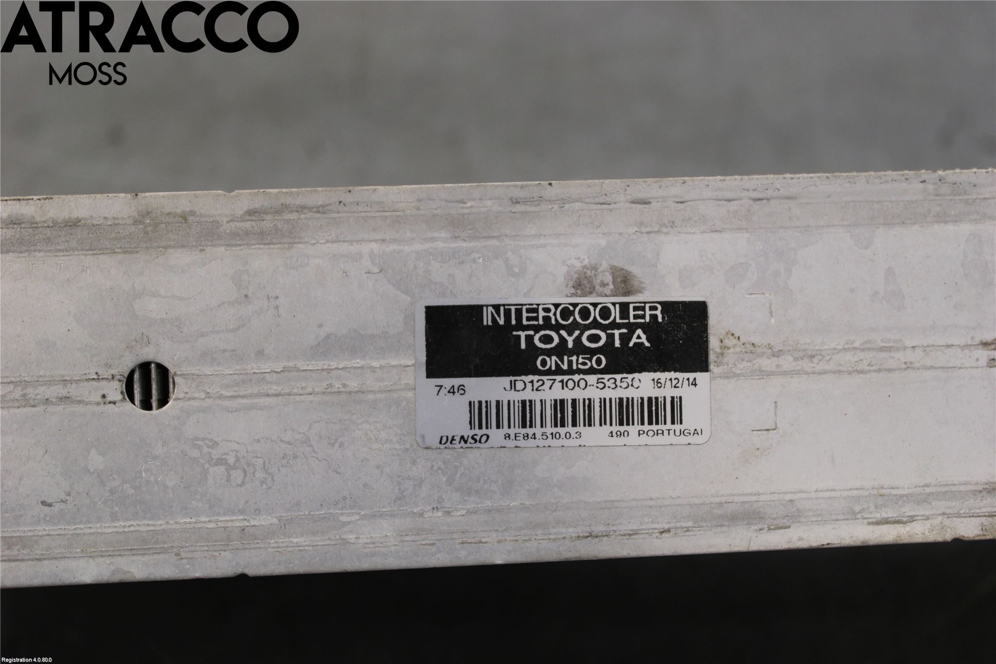 Toyota AURIS 10-12 Intercooler Radiator