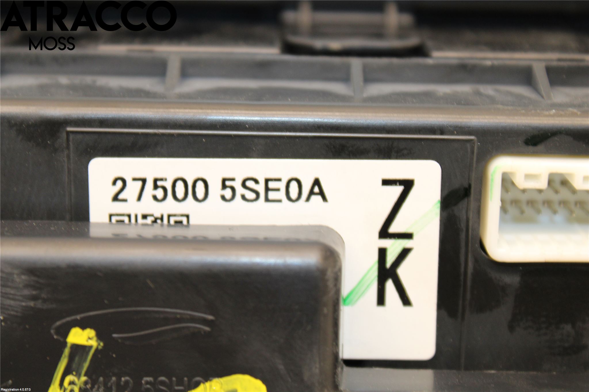 Nissan LEAF 18- Varme Ac Betjening-Display