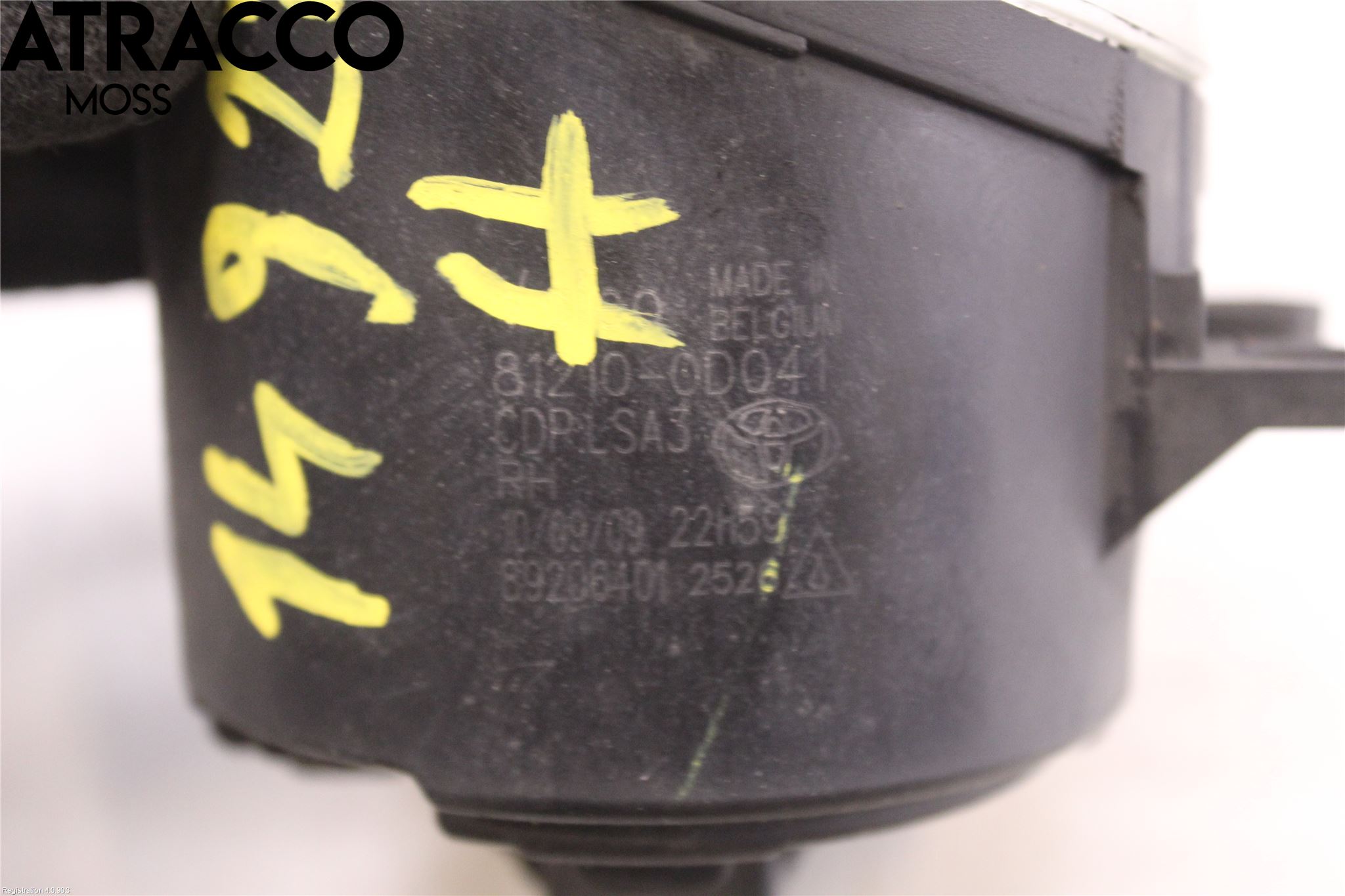 Toyota AVENSIS 09-15 Frontlykt-Kurve-Tåkelys