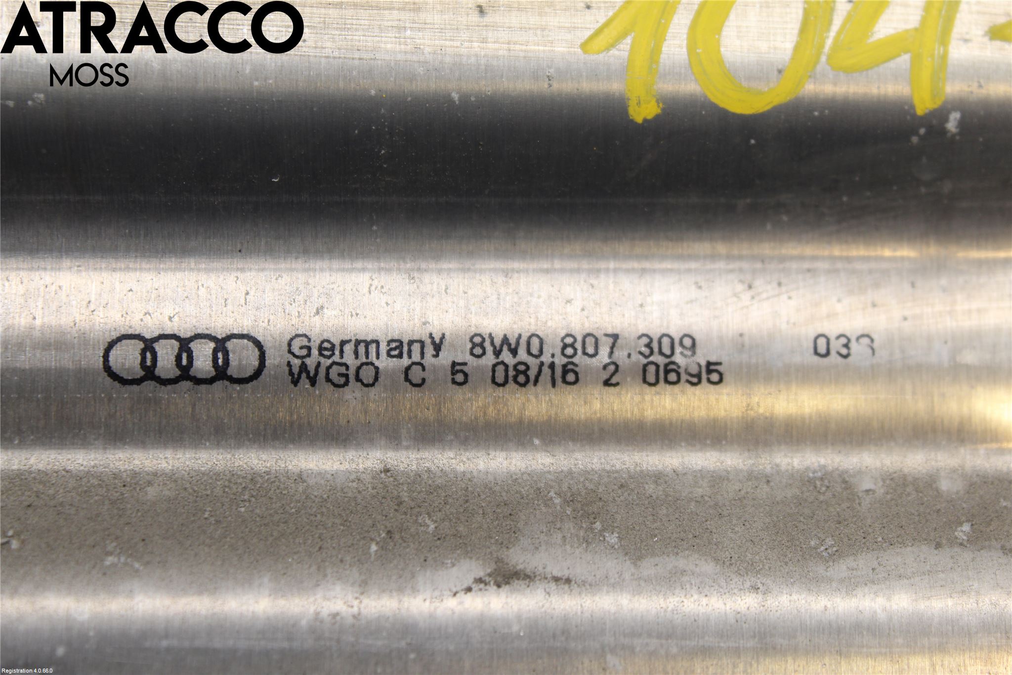 Audi A4/S4 B9 16-19 Støtfanger Bak Bjelke