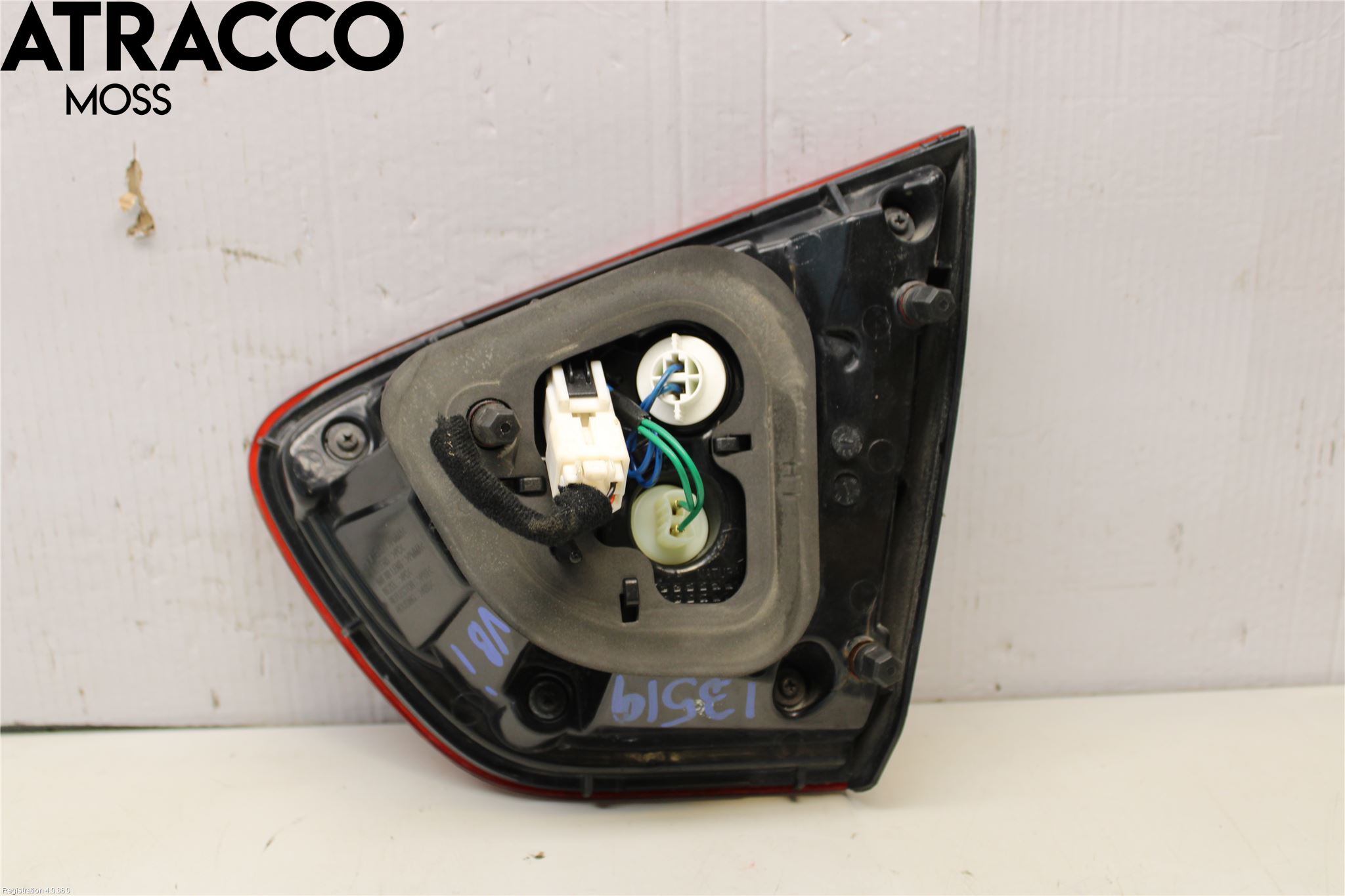 Kia RIO 12-16 Baklykt Venstre  På Luke(Indre