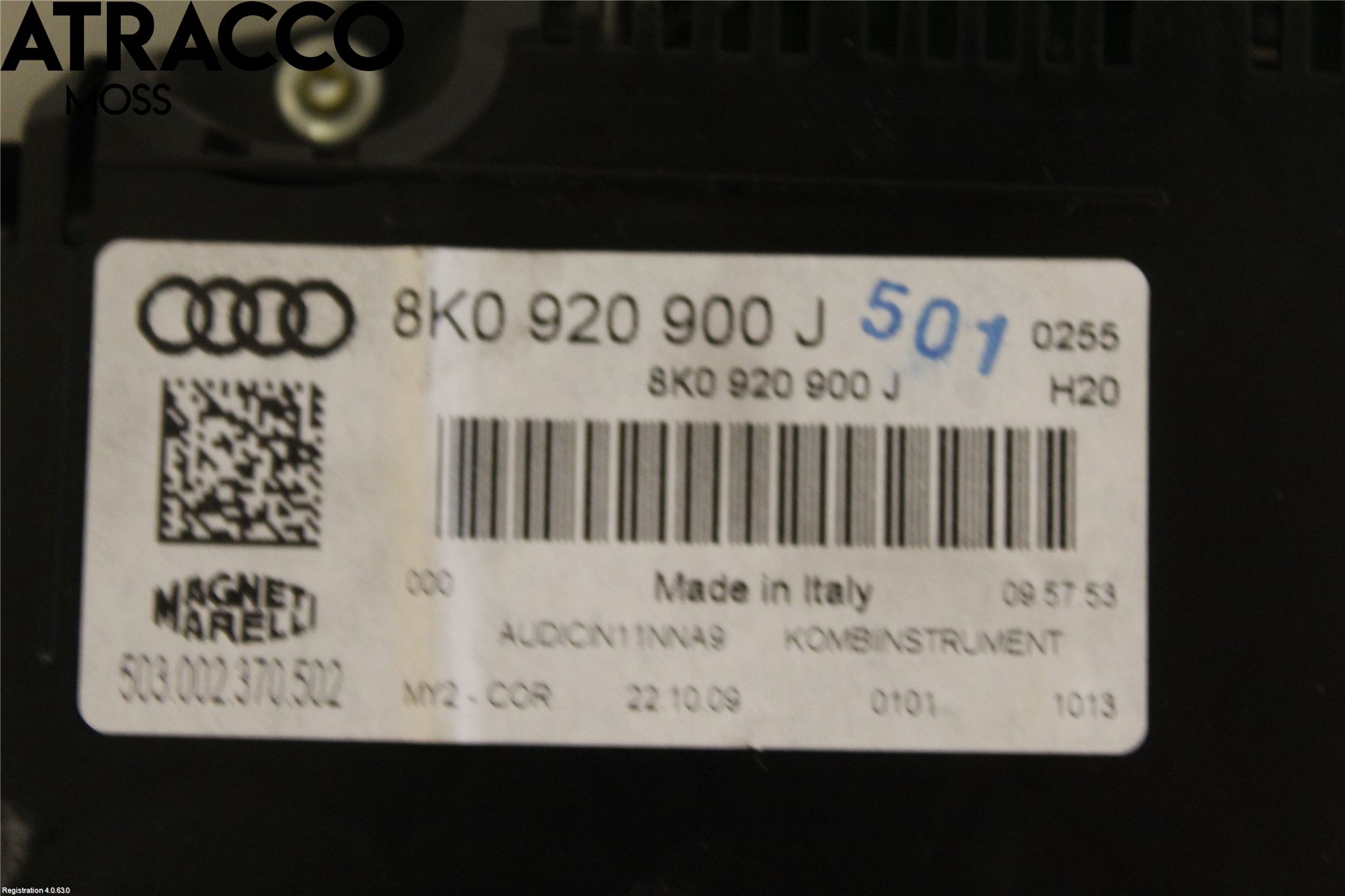 Audi A4 ALLROAD 09-16 Instr Kombinert