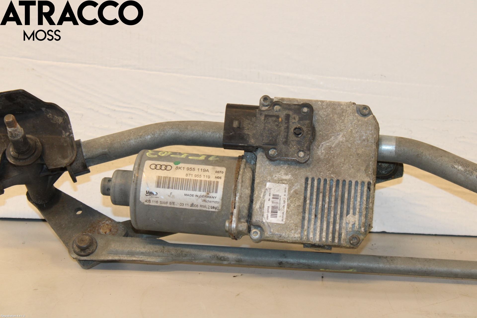 Audi A4/S4 08-11 Viskermotor Frontrute