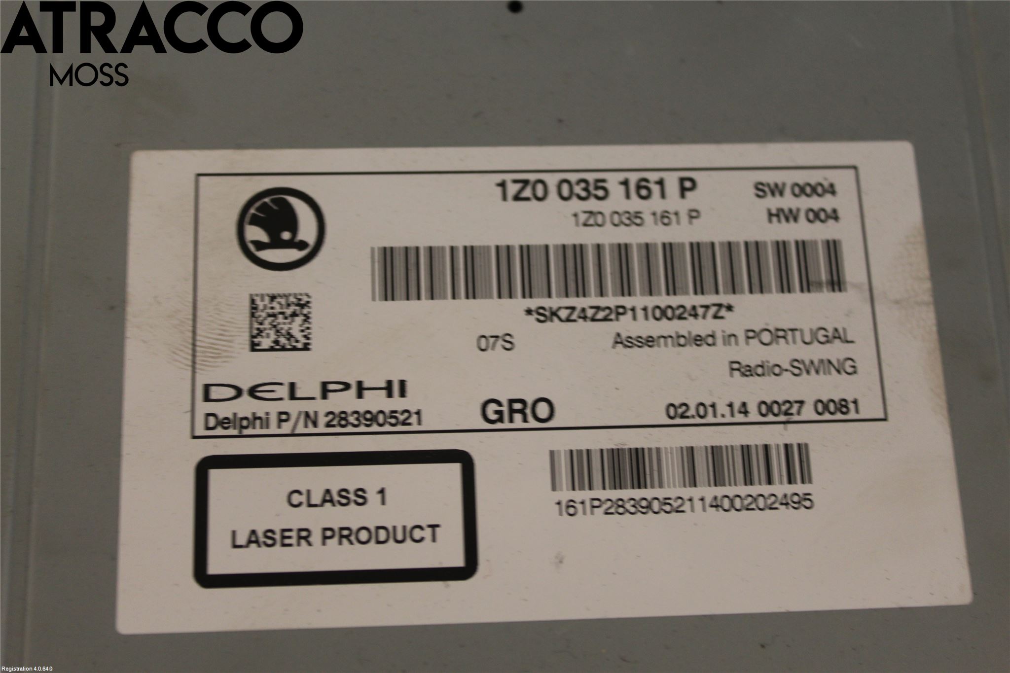 Skoda YETI Stereo Radio Med Cd