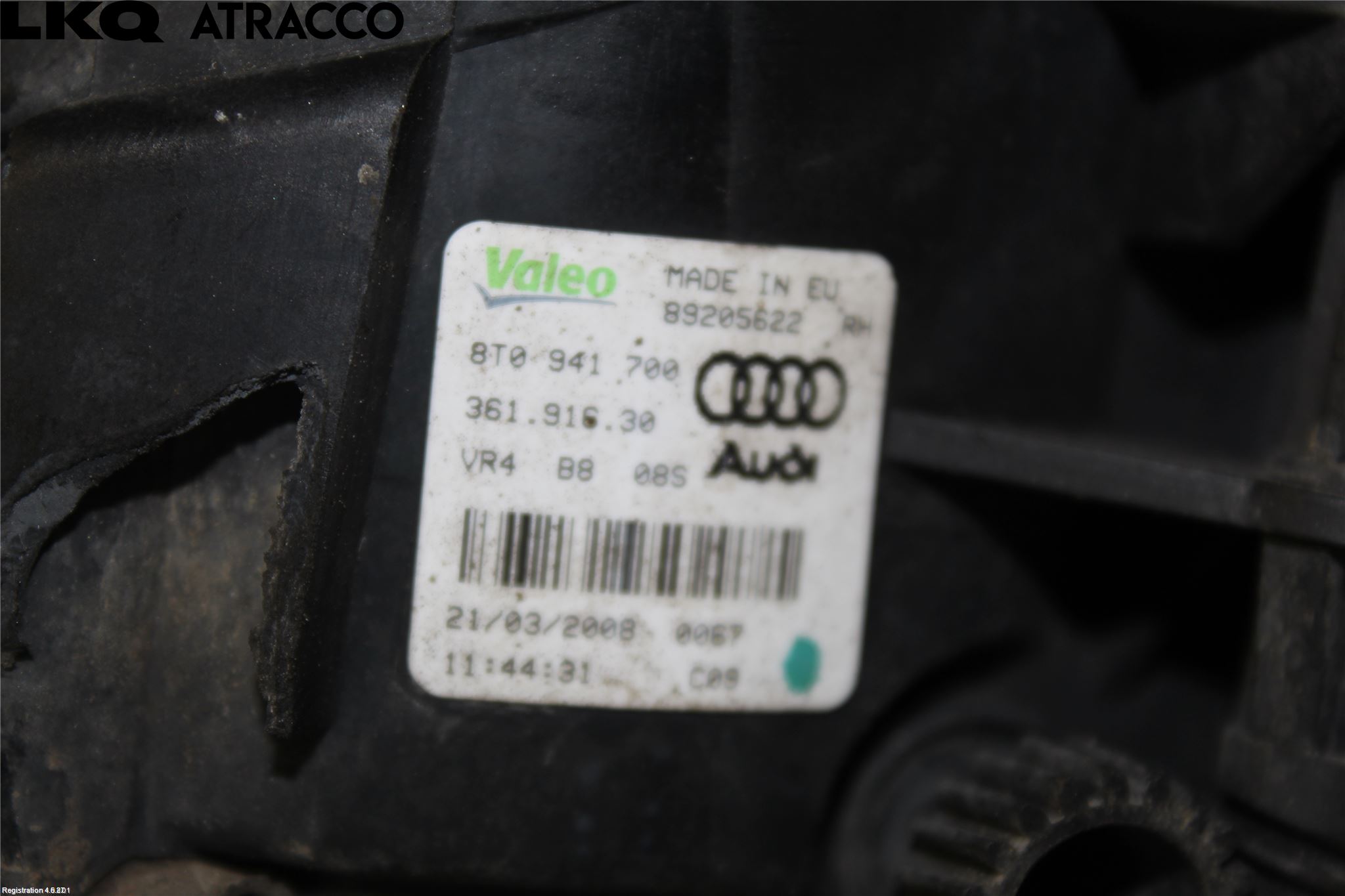 Audi A4/S4 08-11 Frontlykt-Kurve-Tåkelys