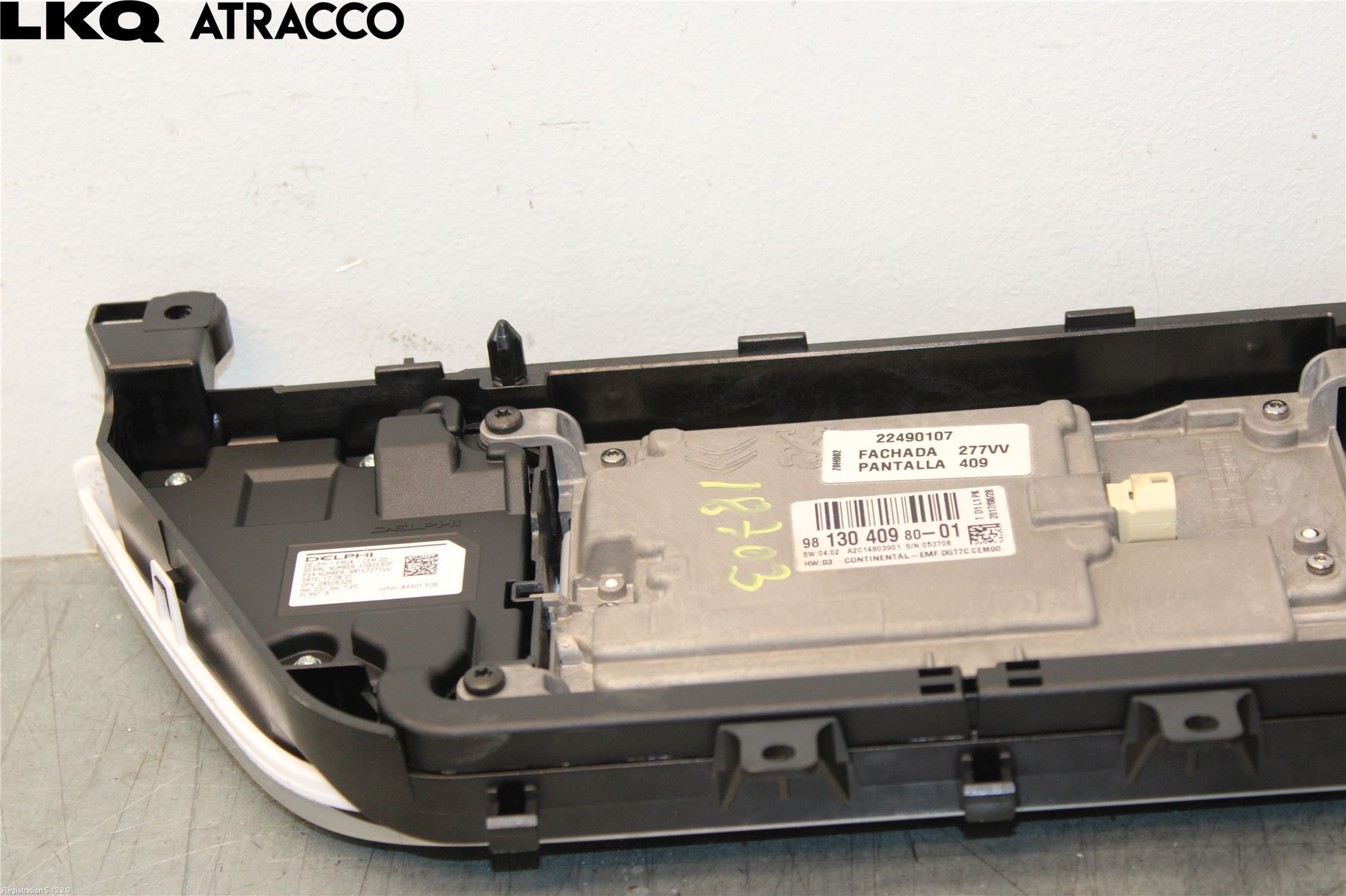 Citroen C4 GRAND PICASSO 14-18 Multifunktionsdisplay