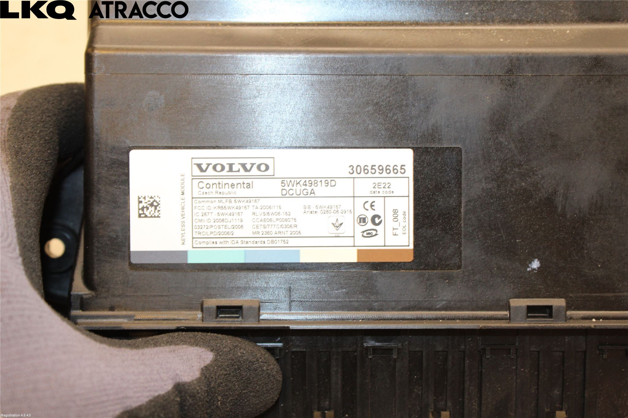 Volvo V70 08-13 Styrenhet Nyckellös System