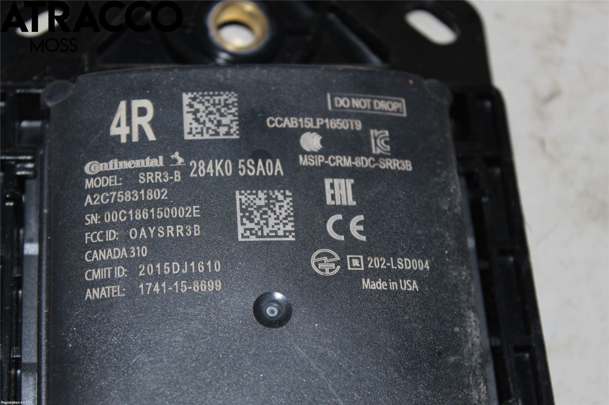 Nissan LEAF 18- Styreenhet Parkering