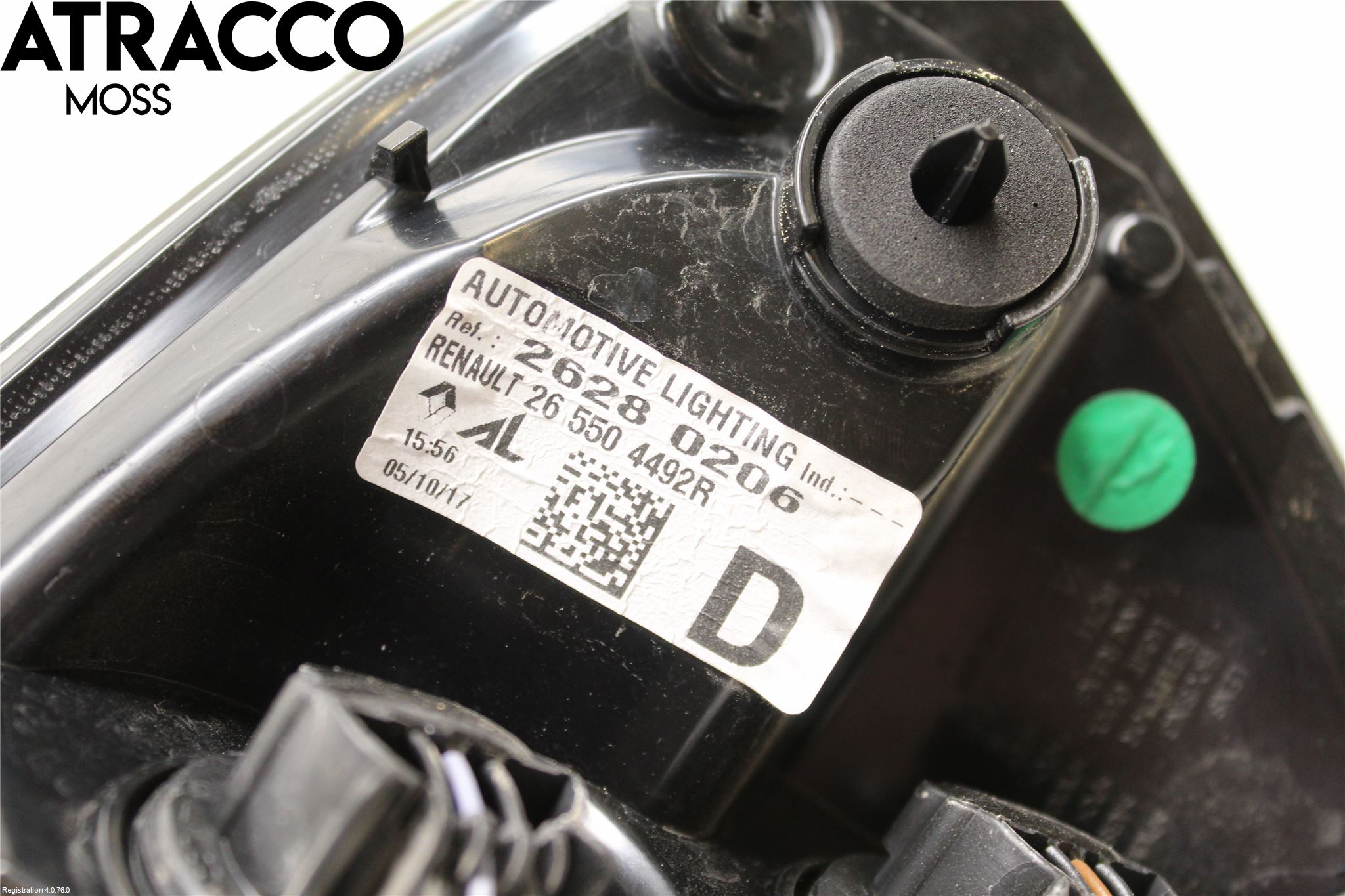 Renault ZOE/E-TECH 13- Baklykt Høyre