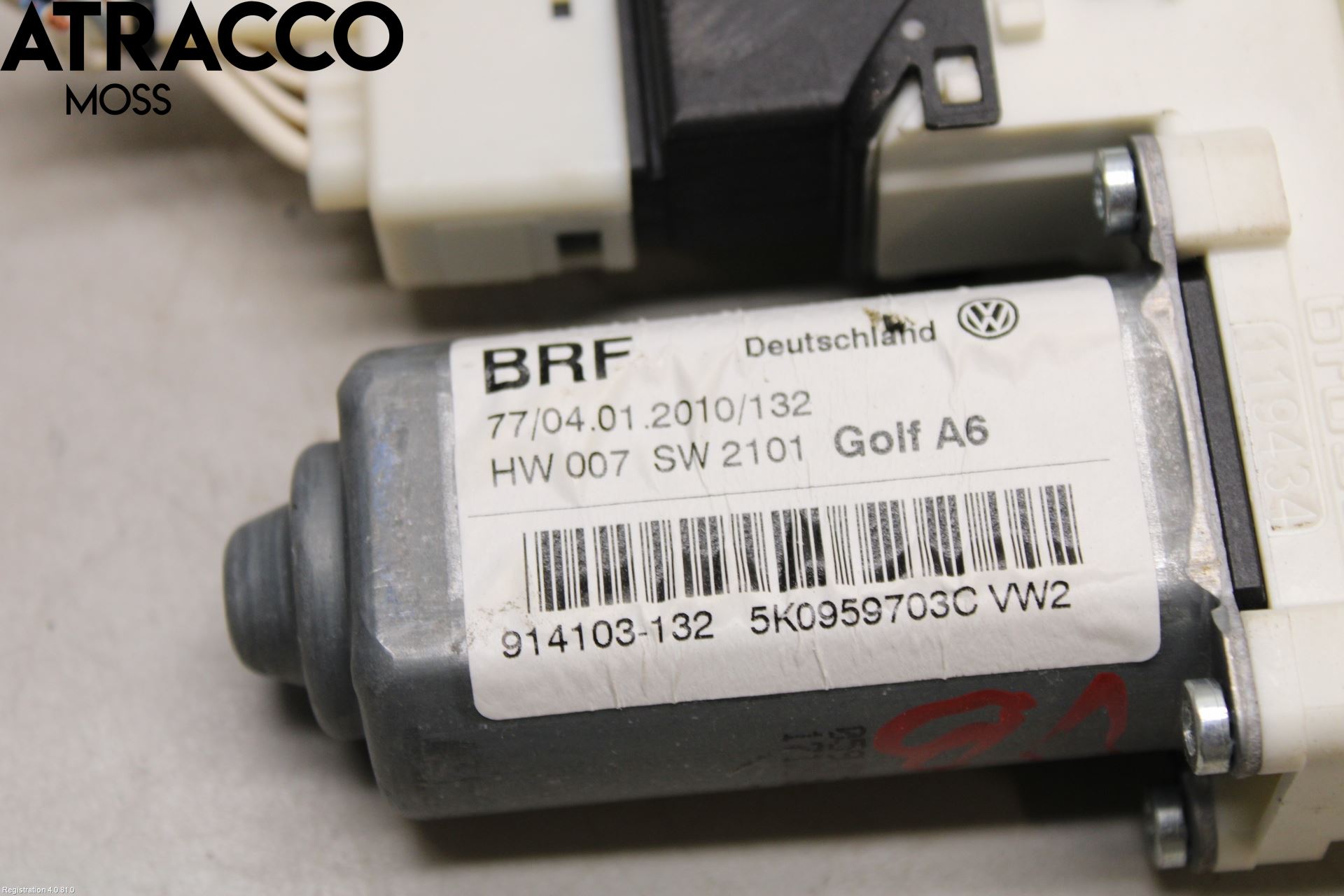 Volkswagen VW GOLF VI 09-13 Vindusheismotor