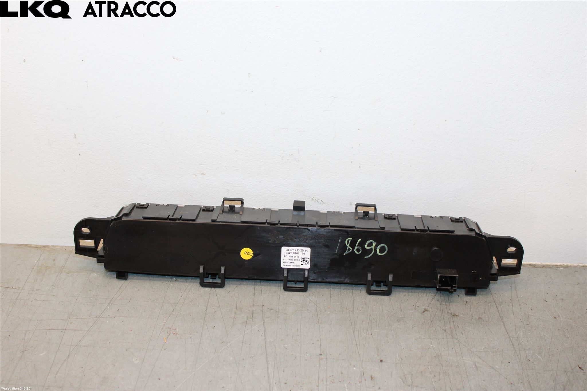 Citroen JUMPY 07-16 Varme Ac Betjening-Display