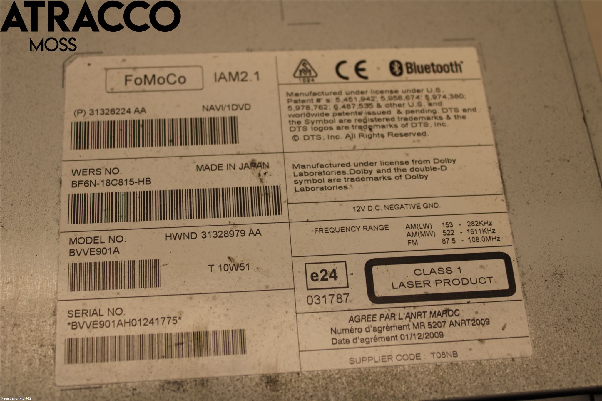 Volvo S60 11-13 Stereo Radio Med Cd