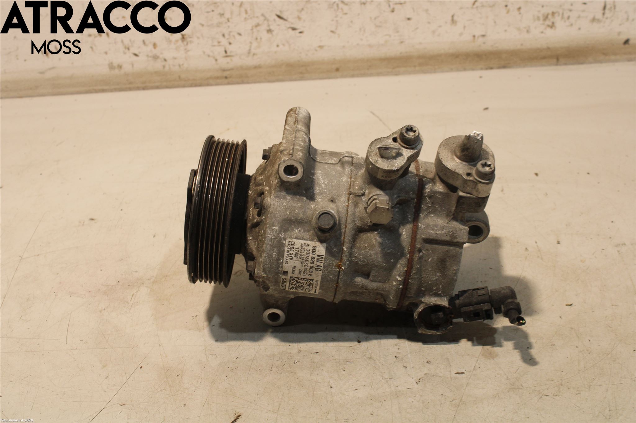 Audi A3/S3 8V 13-20 Varme Ac Kompressor