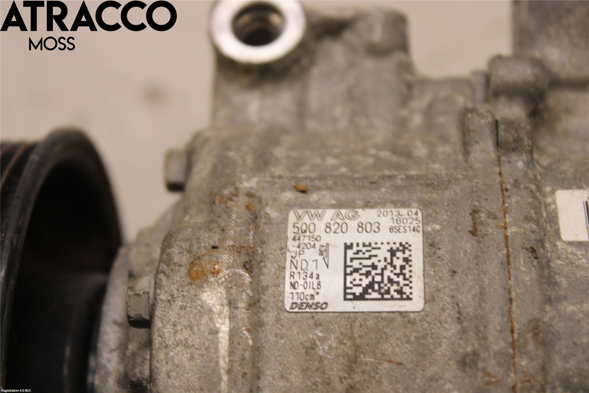 Volkswagen VW GOLF / E-GOLF VII 13-20 Varme Ac Kompressor