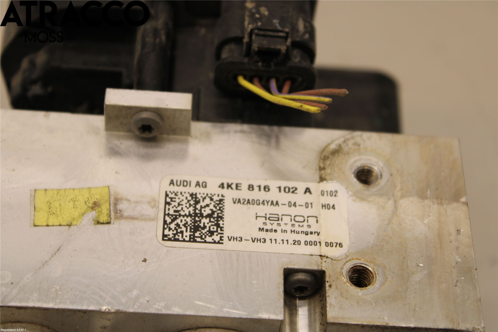 Audi E-TRON, S GE 19- Varmeventil