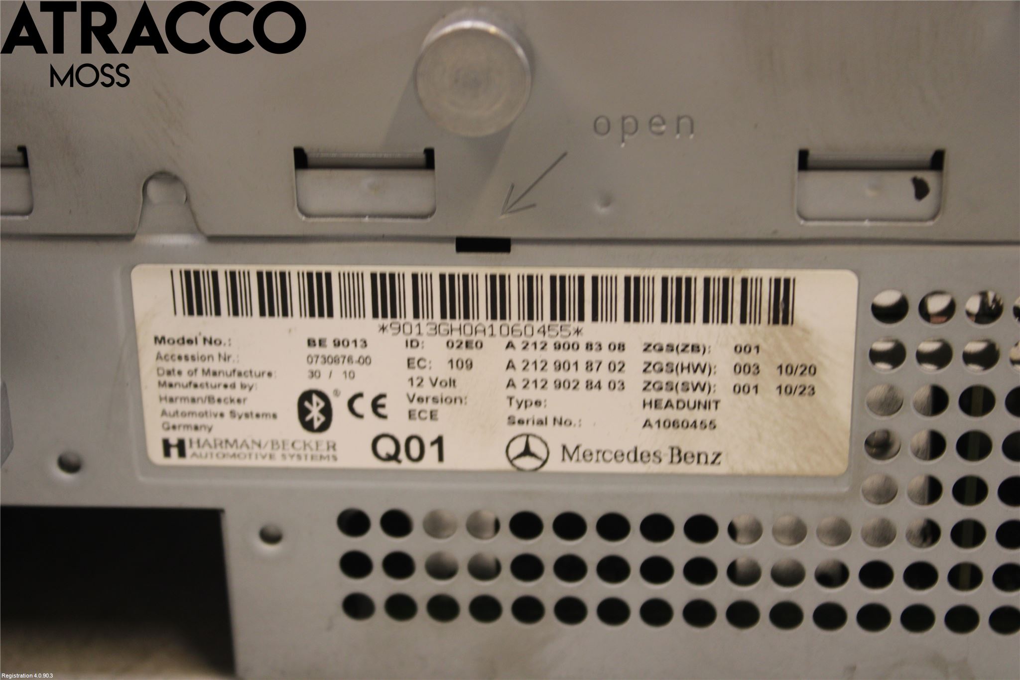 Mercedes-Benz MB E-KLASS (W212) 09-16 Stereo Radio Med Cd