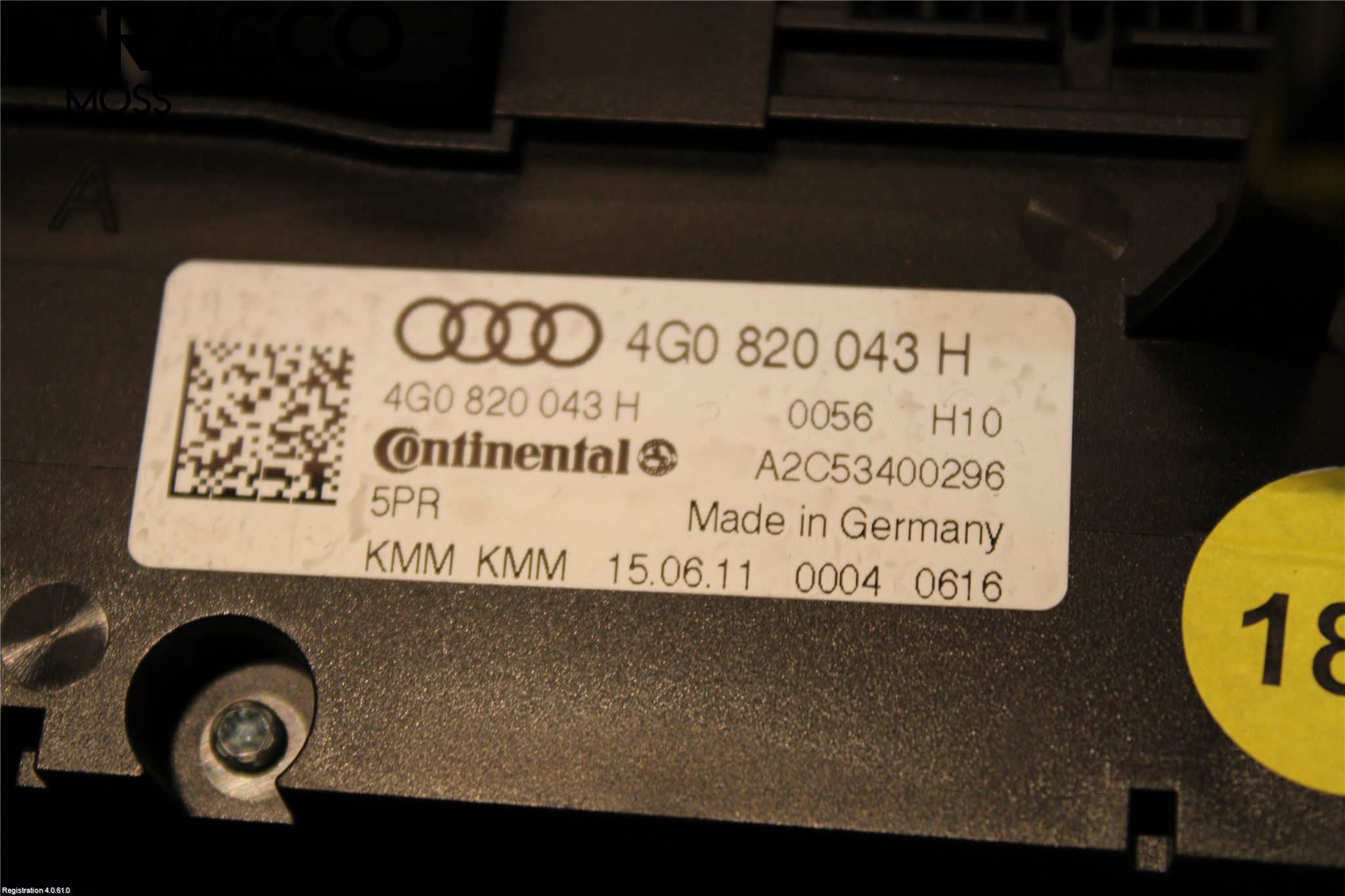 Audi A6/S6 4G 11-18 Varme Ac Betjening-Display