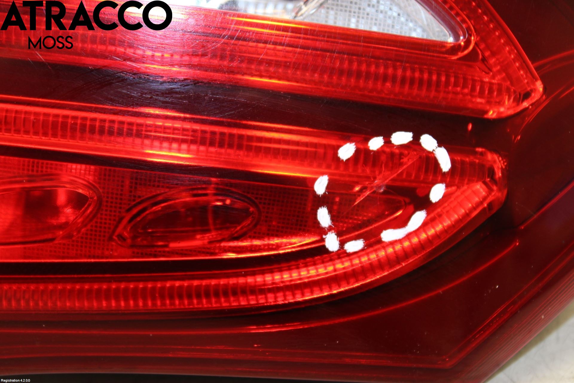 Mercedes-Benz MB C-KLASS (W205) 14-21 Baklykt Høyre  På Luke(Indre)