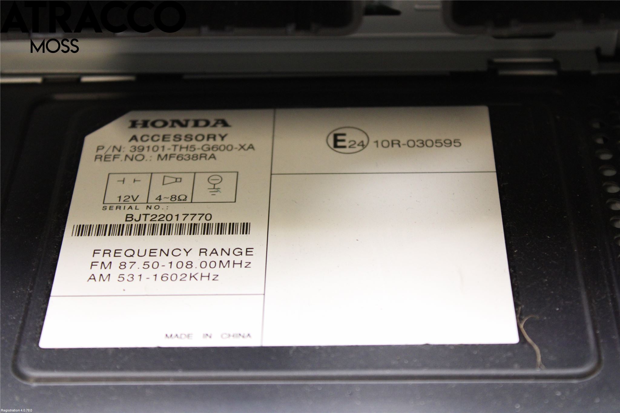 Honda JAZZ 08-14 Stereo Radio Med Cd