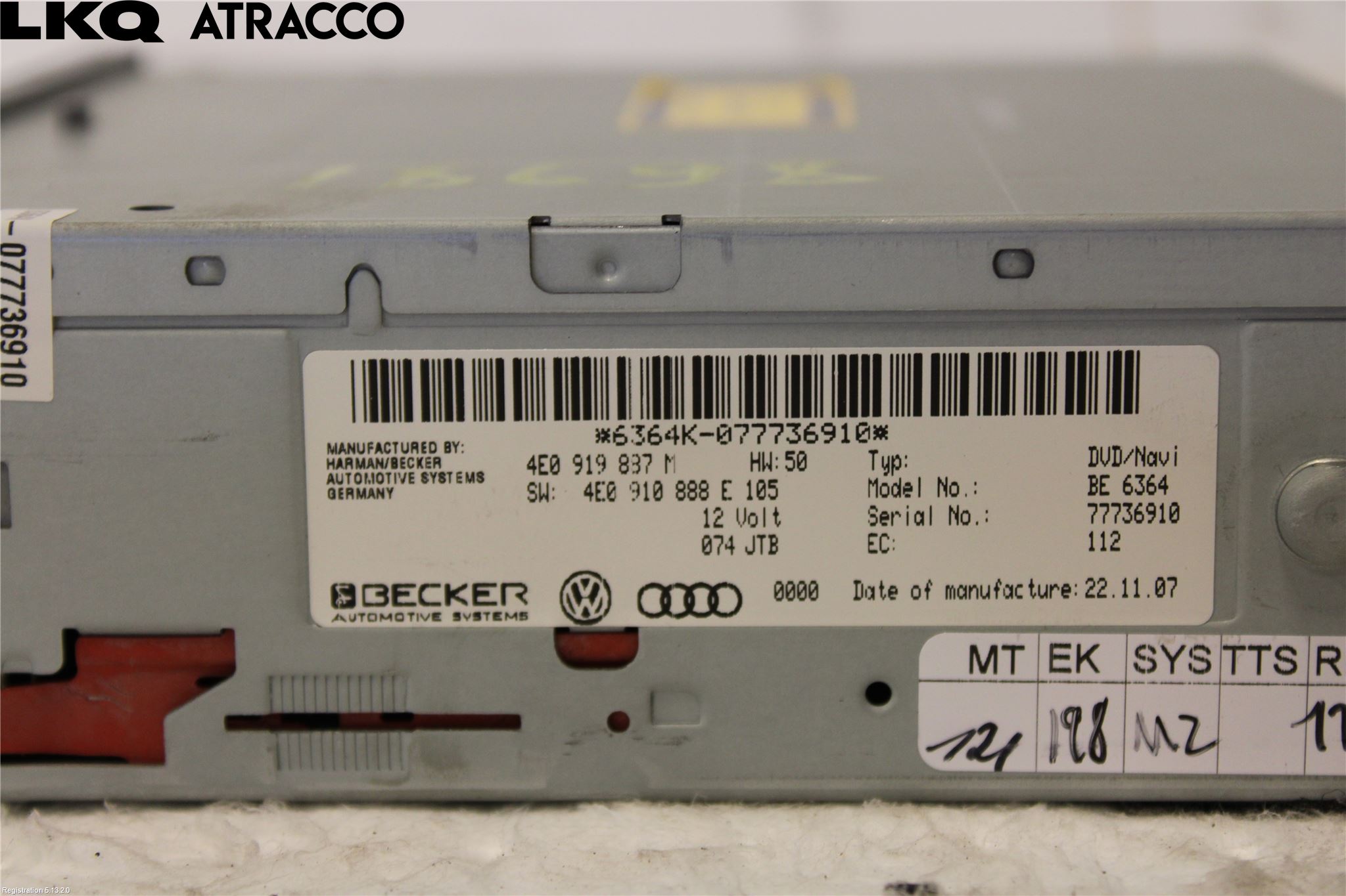 Audi A6/S6     05-11 Gps Navigator