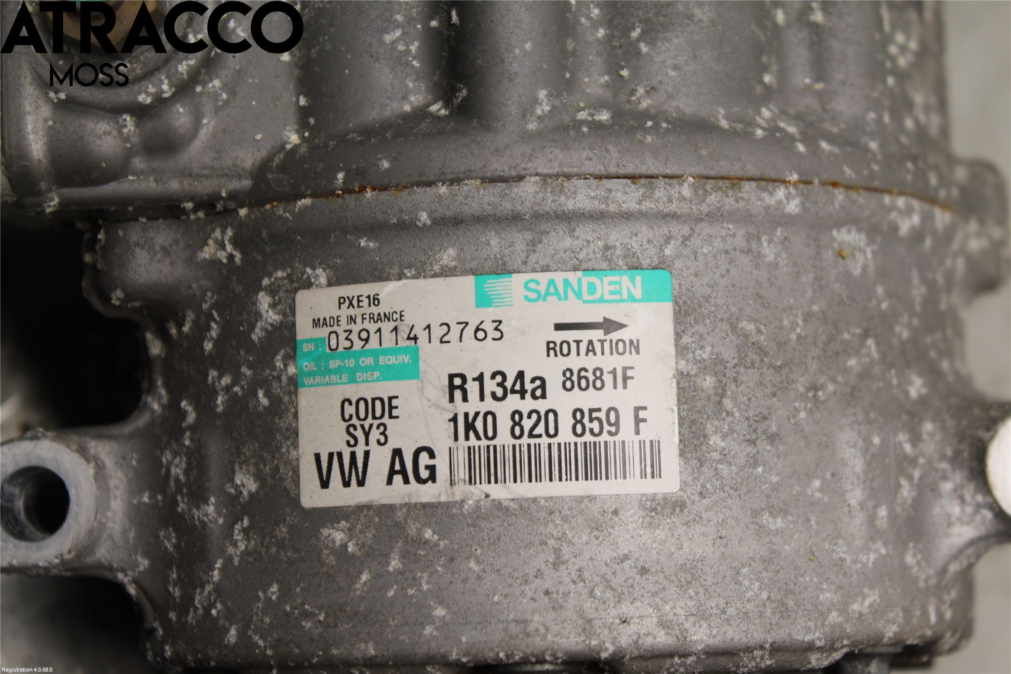Audi A3/S3 05-13 Varme Ac Kompressor