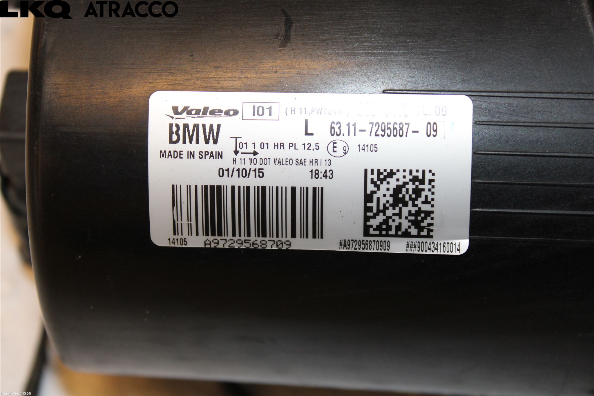 BMW i3 I01 13-22 Frontlykt-Kurve-Tåkelys