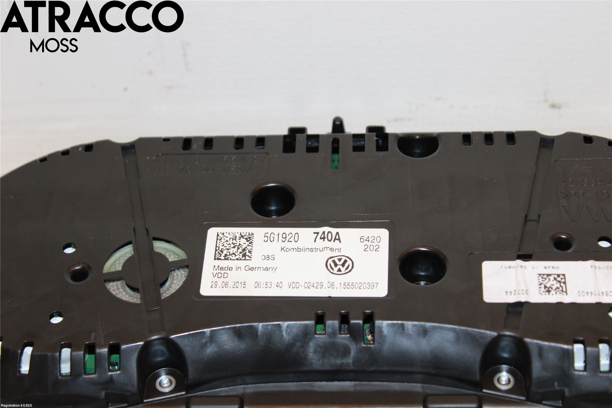 Volkswagen VW GOLF / E-GOLF VII 13-20 Instr Kombinert