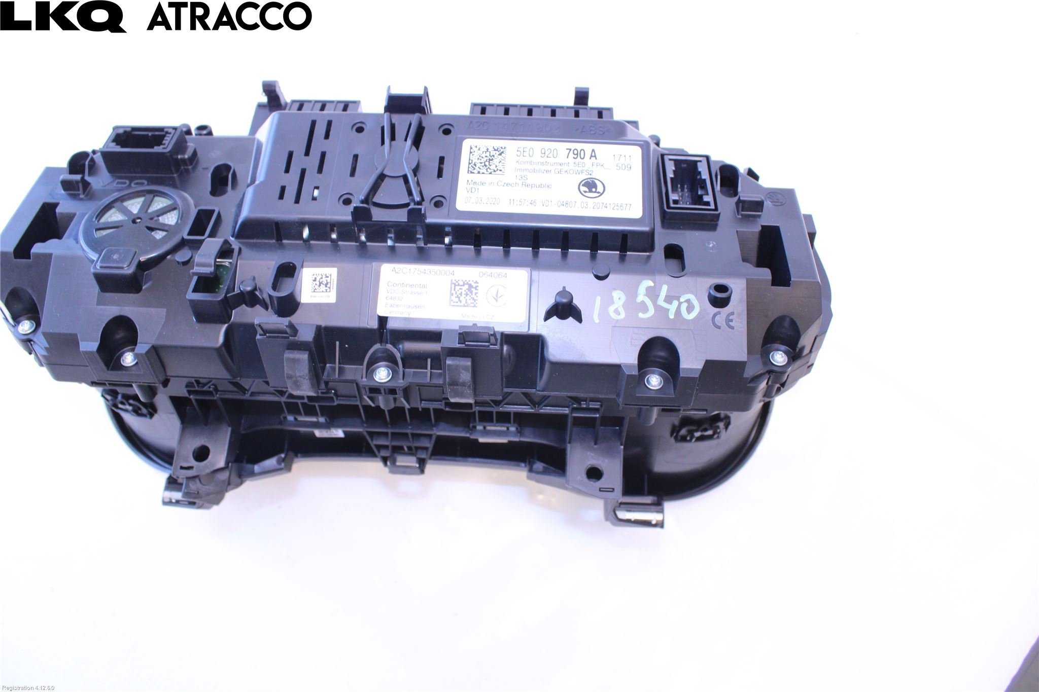 Skoda OCTAVIA (5E) 13-20 Instr Speedometer