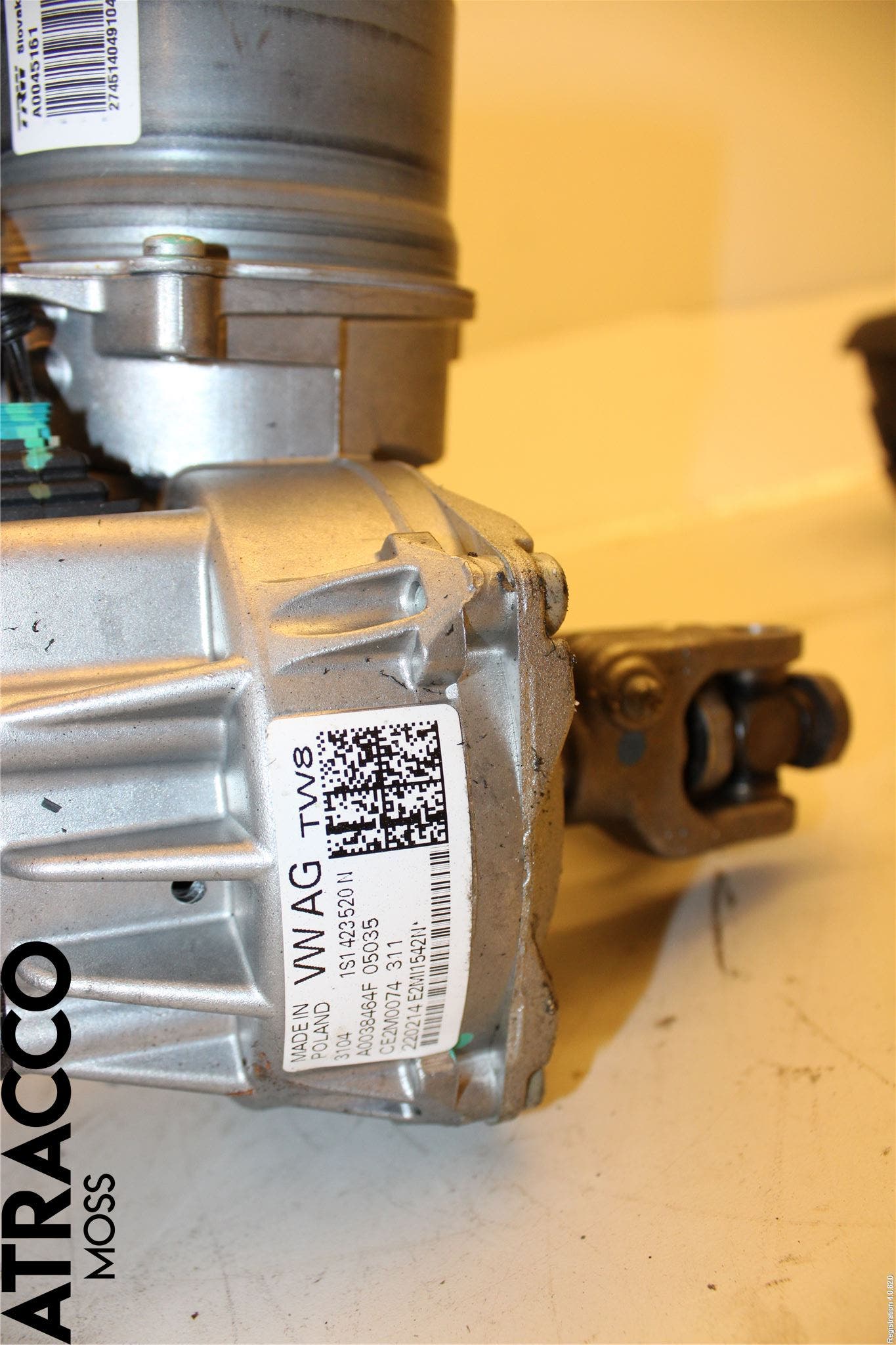 Volkswagen VW UP! / E-UP! Rattakselaggregat Innebygd Servo