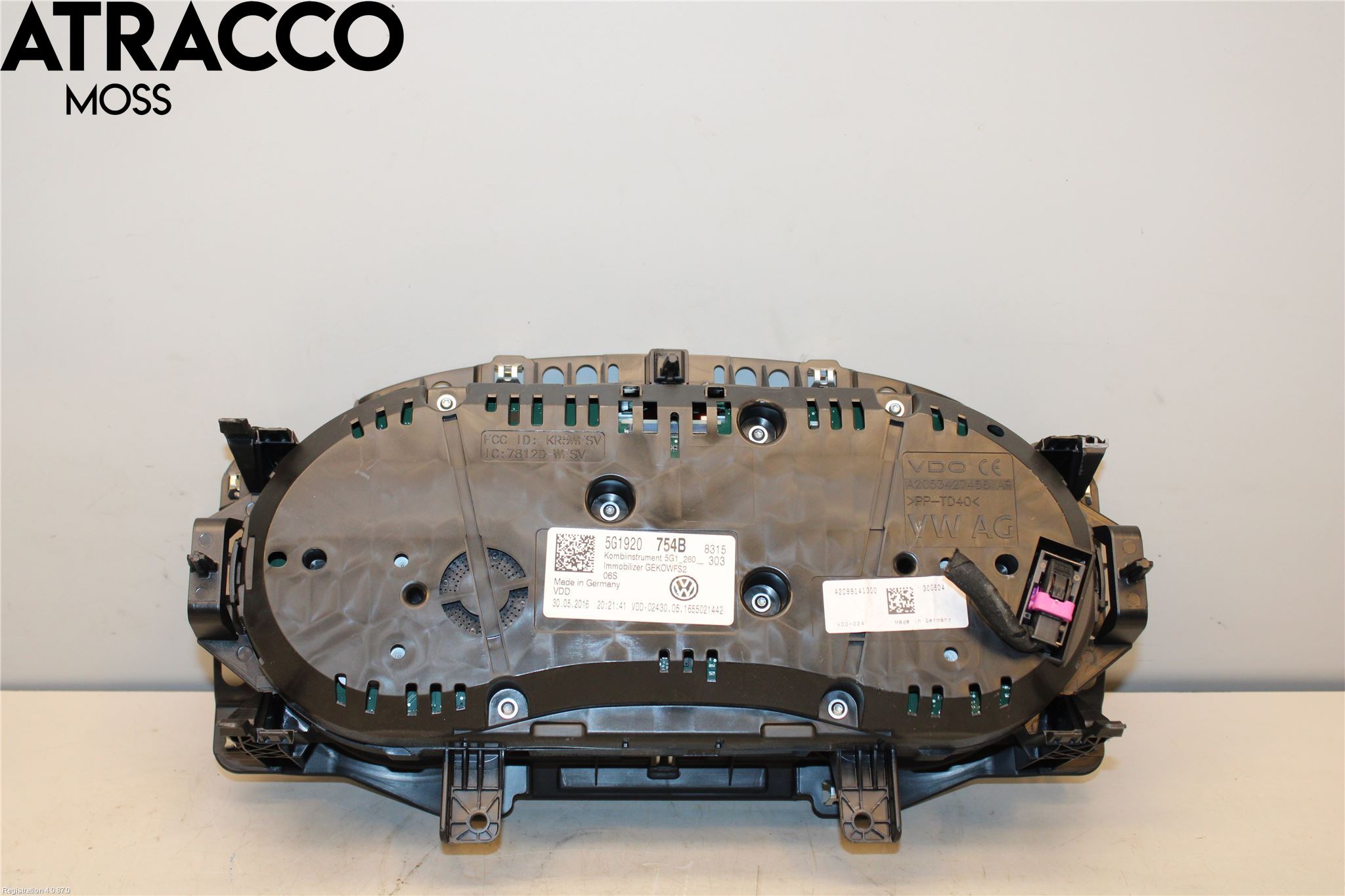 Volkswagen VW GOLF / E-GOLF VII 13-20 Instr Kombinert