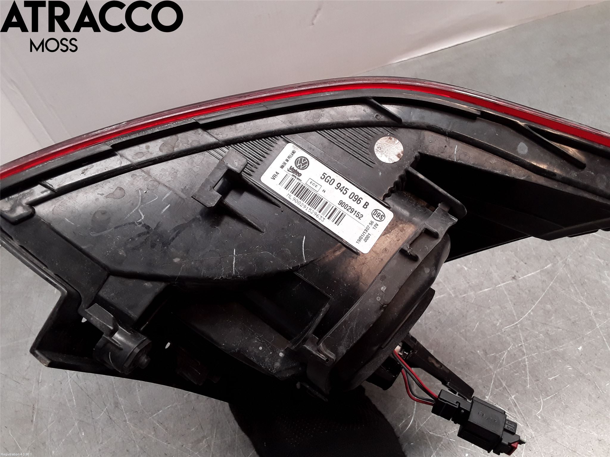 Volkswagen VW GOLF / E-GOLF VII 13-20 Baklykt Høyre