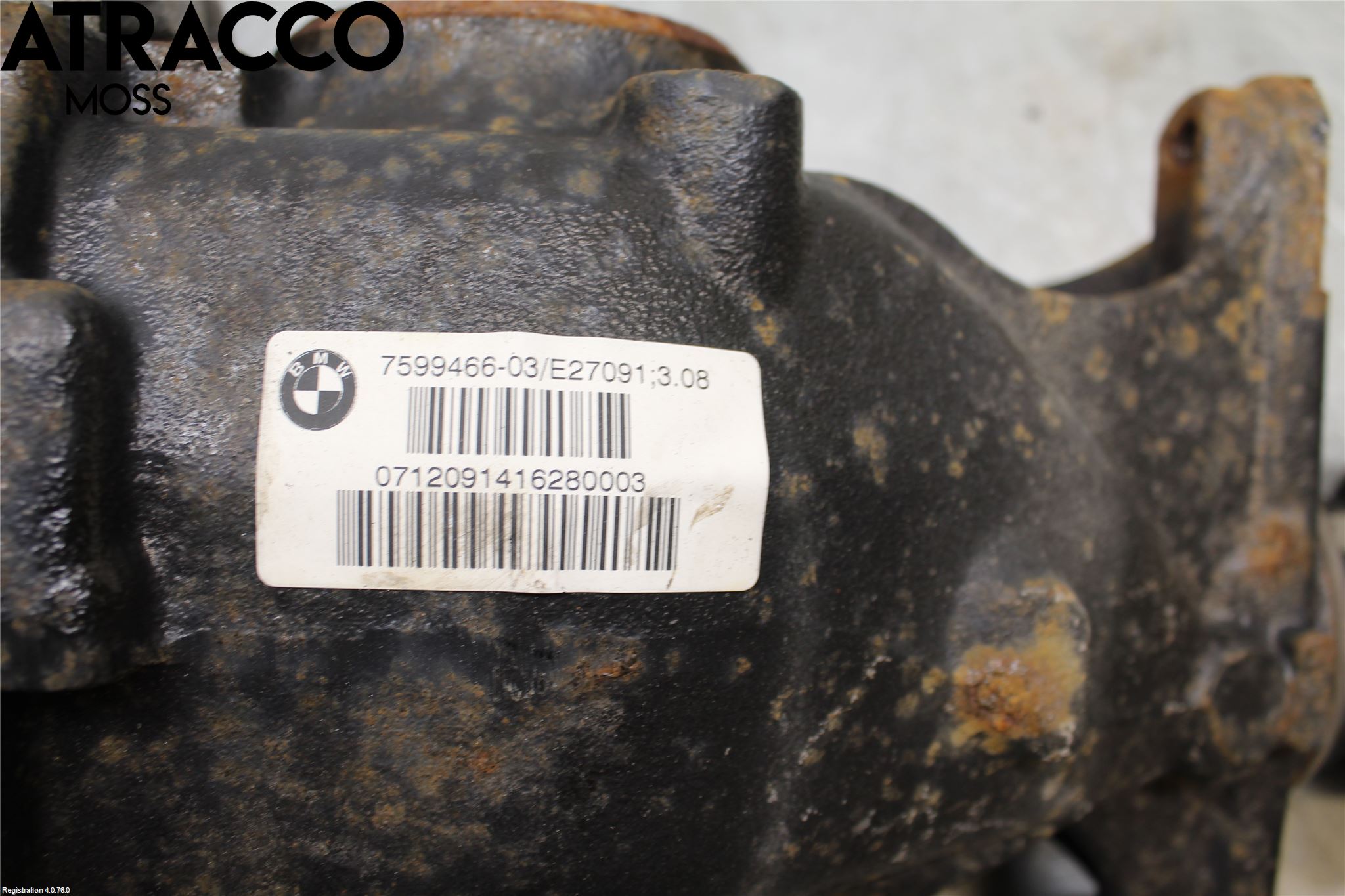 BMW 1 F20/F21 11-19 Bakaksel Kardang Bak -Diff